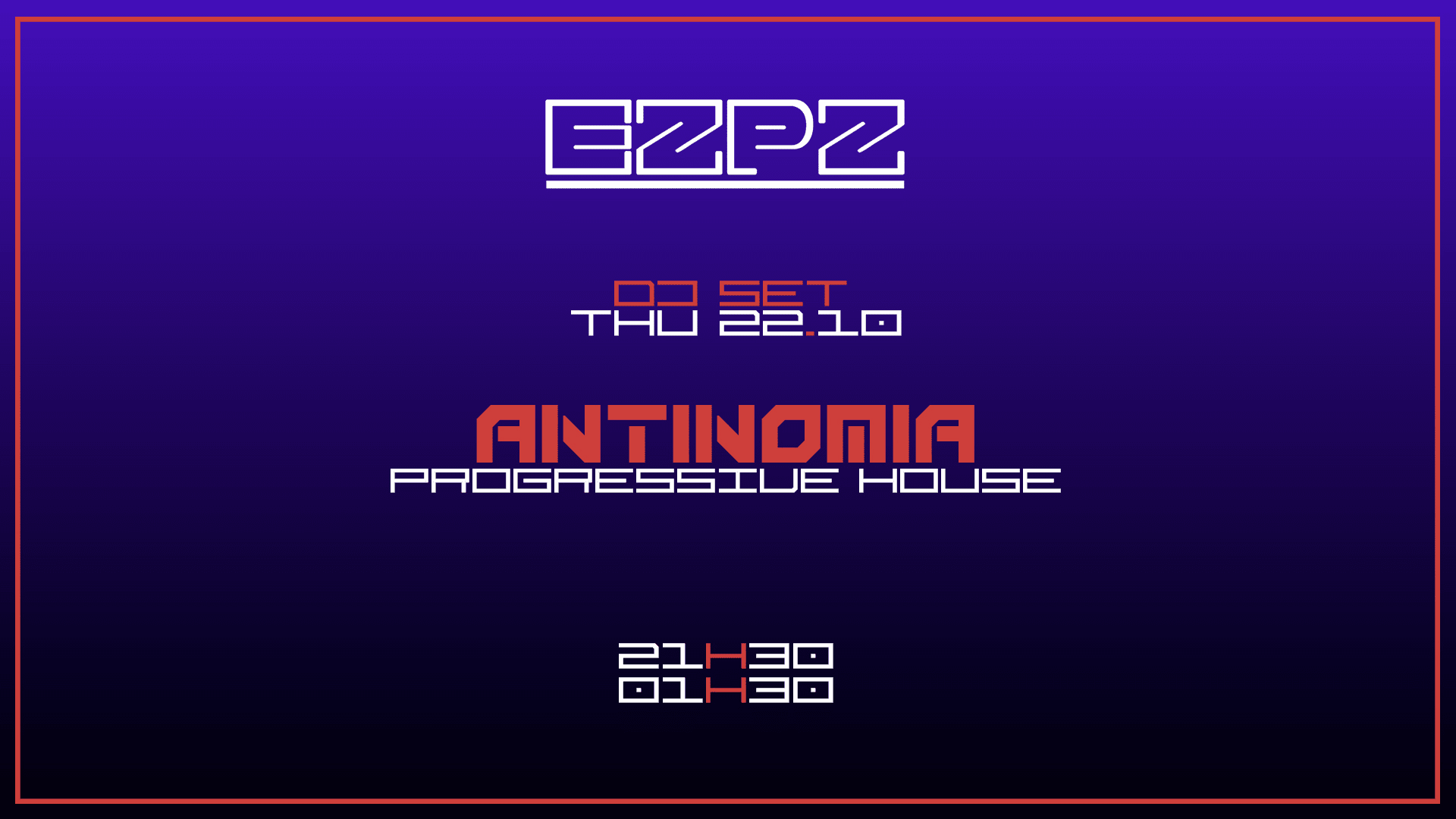Antinomia @ Ezpz Cover