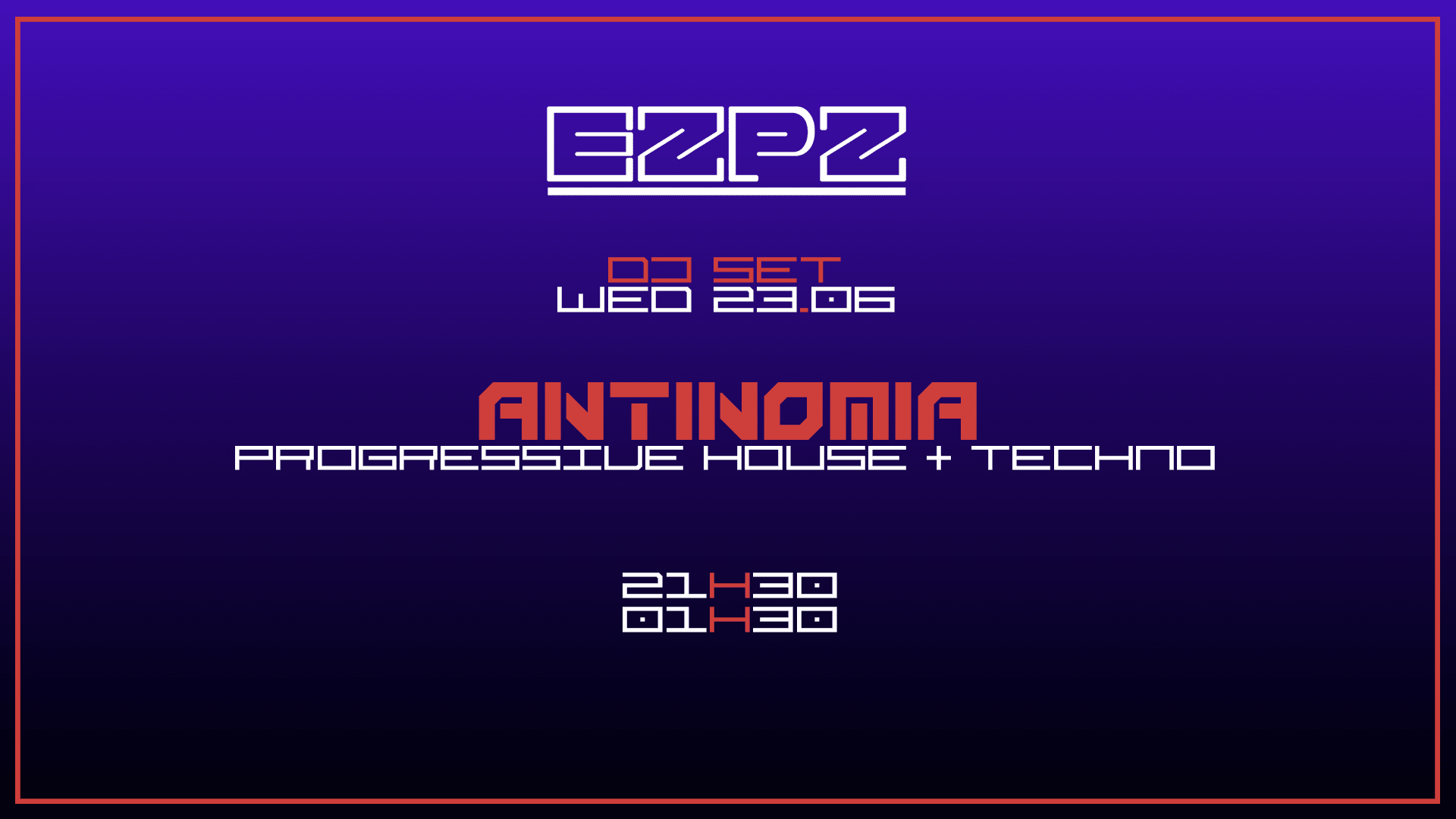 Antinomia @ Ezpz Cover