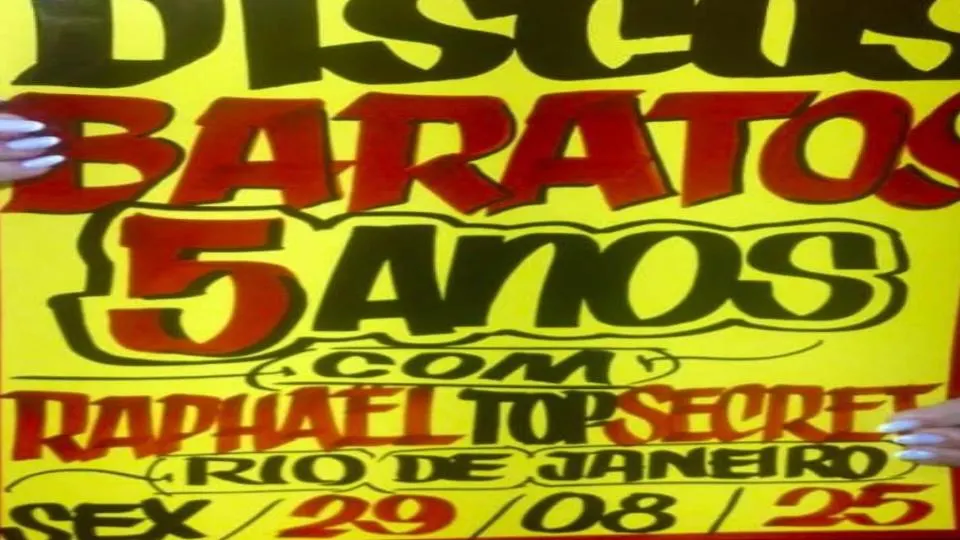 Discos Baratos 5 Anos E Raphaël Top-Secret(França)No Cinema! Cover