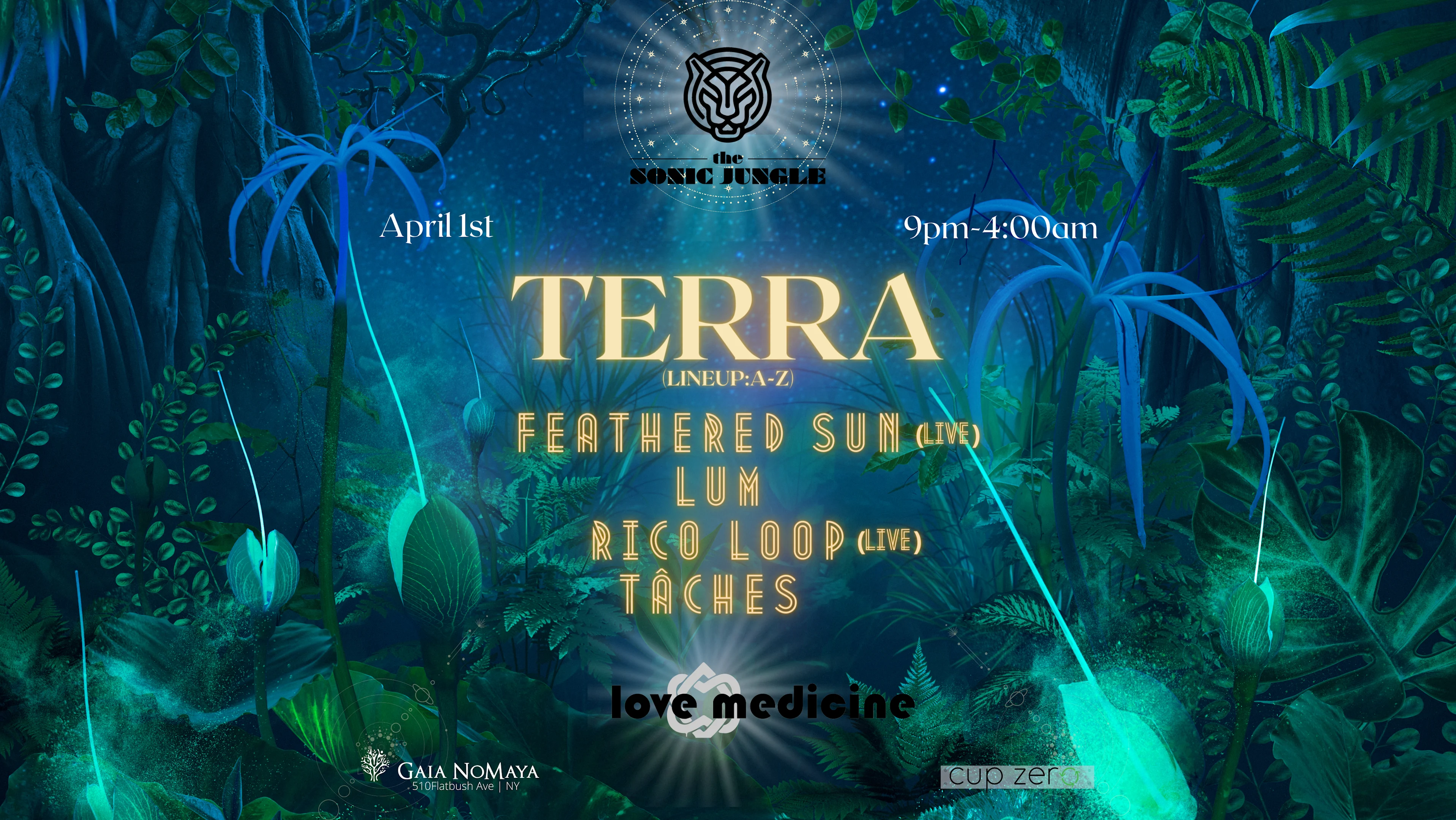 Sonic Jungle X Love Medicine Present: Terra Cover