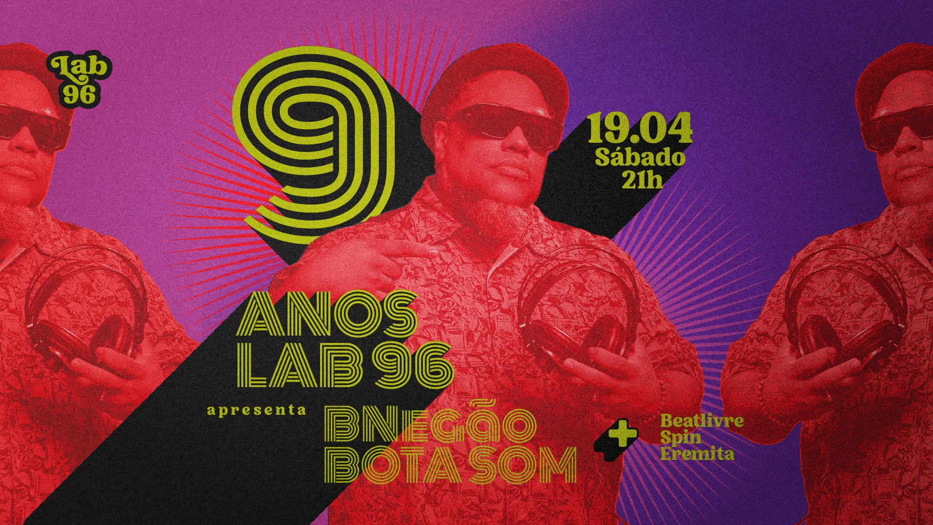 Lab 9 Anos Apresenta Bnegão Cover