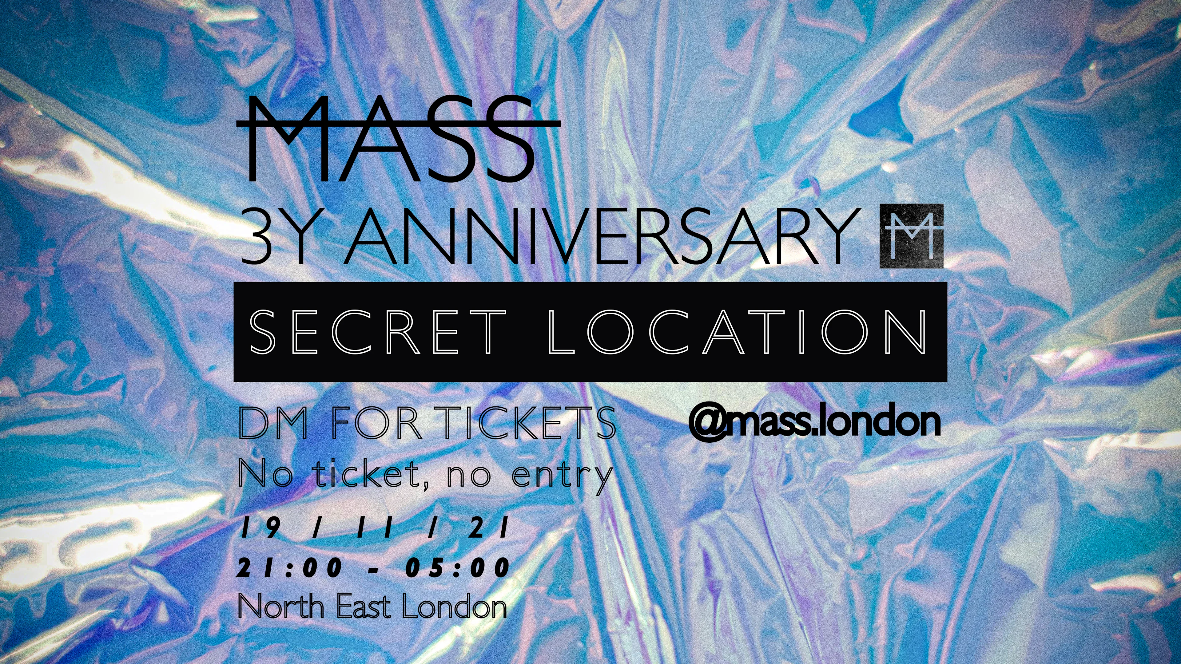 Mass 3y Anniversary | Secret Location | 19/11 Cover