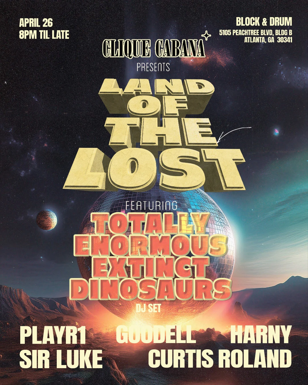 Land Of The Lost Ft. Totally Enormous Extinct Dinosaurs Cover
