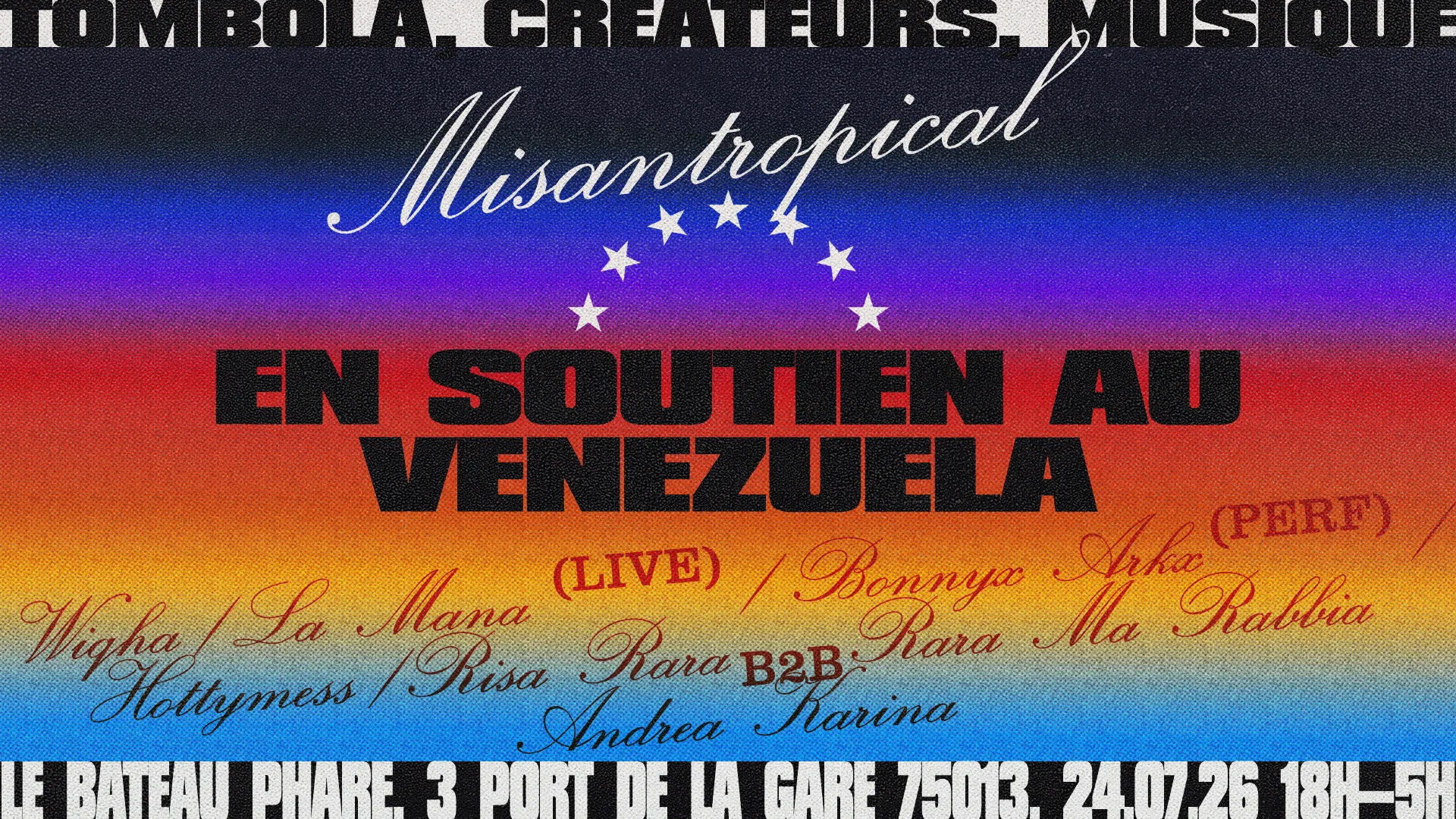 Misantropical : En Soutien Au Venezuela Cover