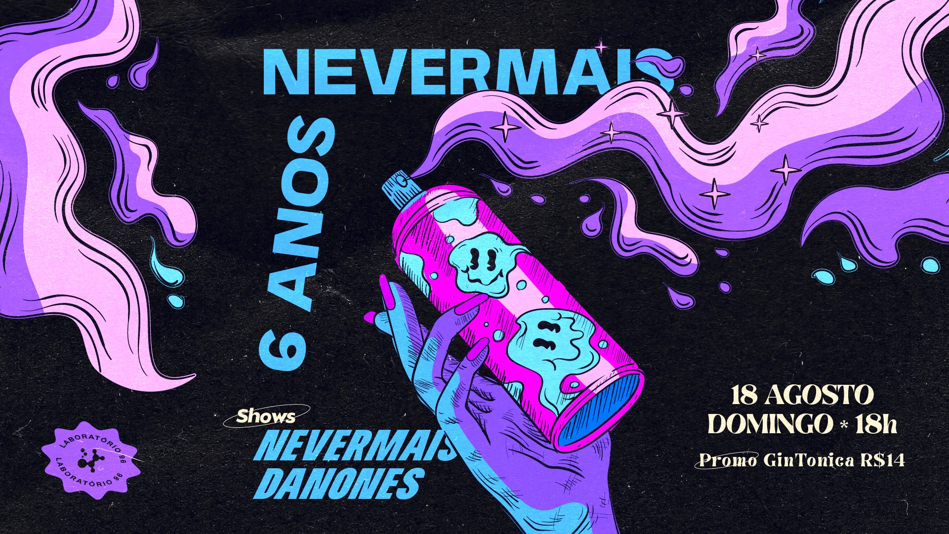 6 Anos Nevermais + Danones Cover