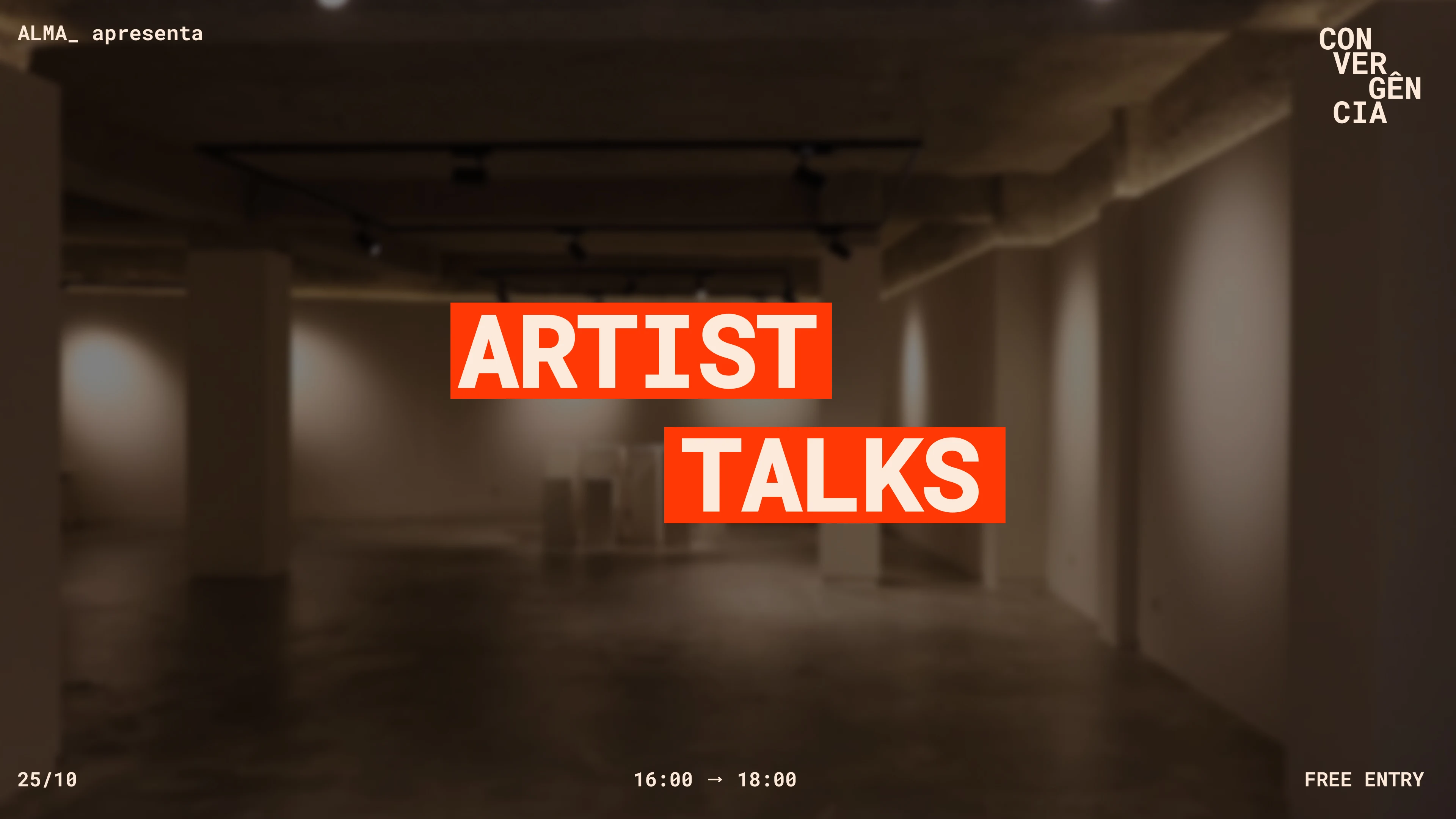 Convergência: Artist Talks Cover