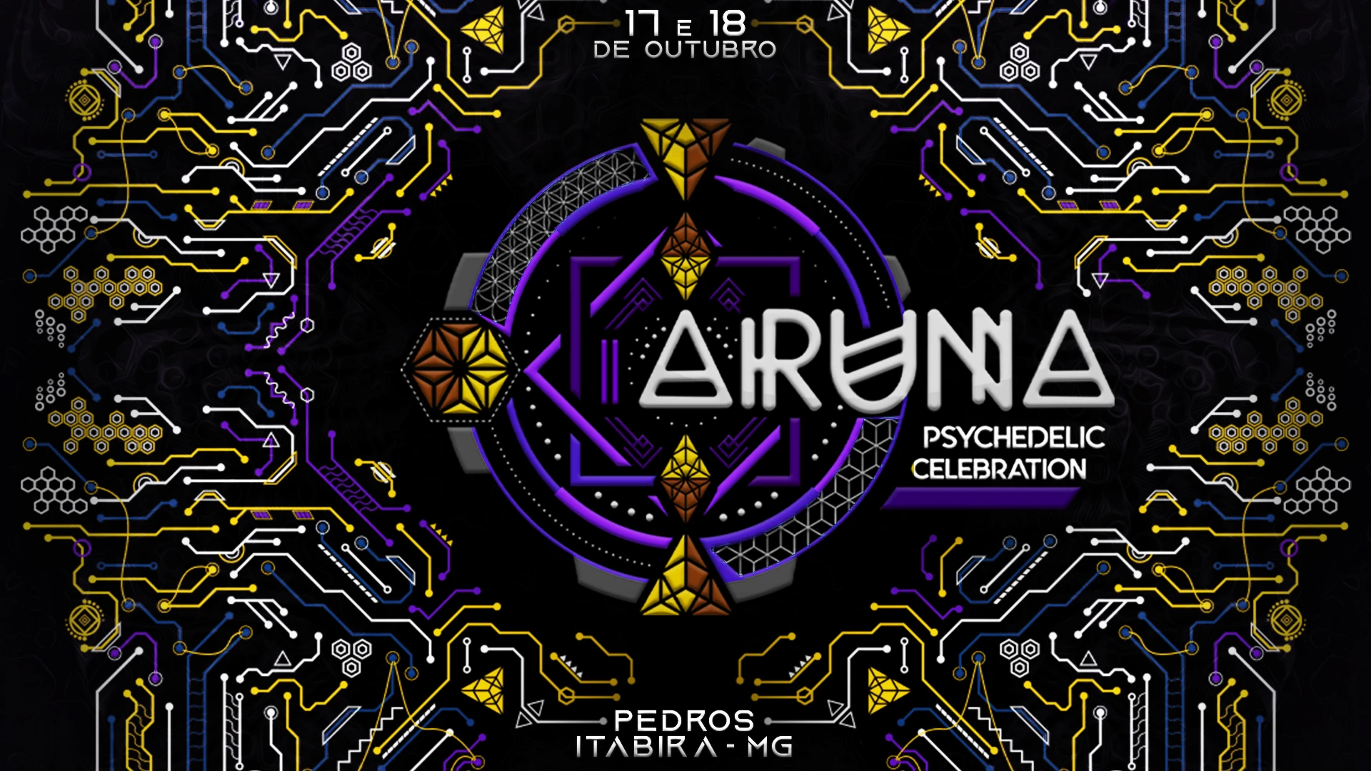 Aruna - Psychedelic Celebration III Cover