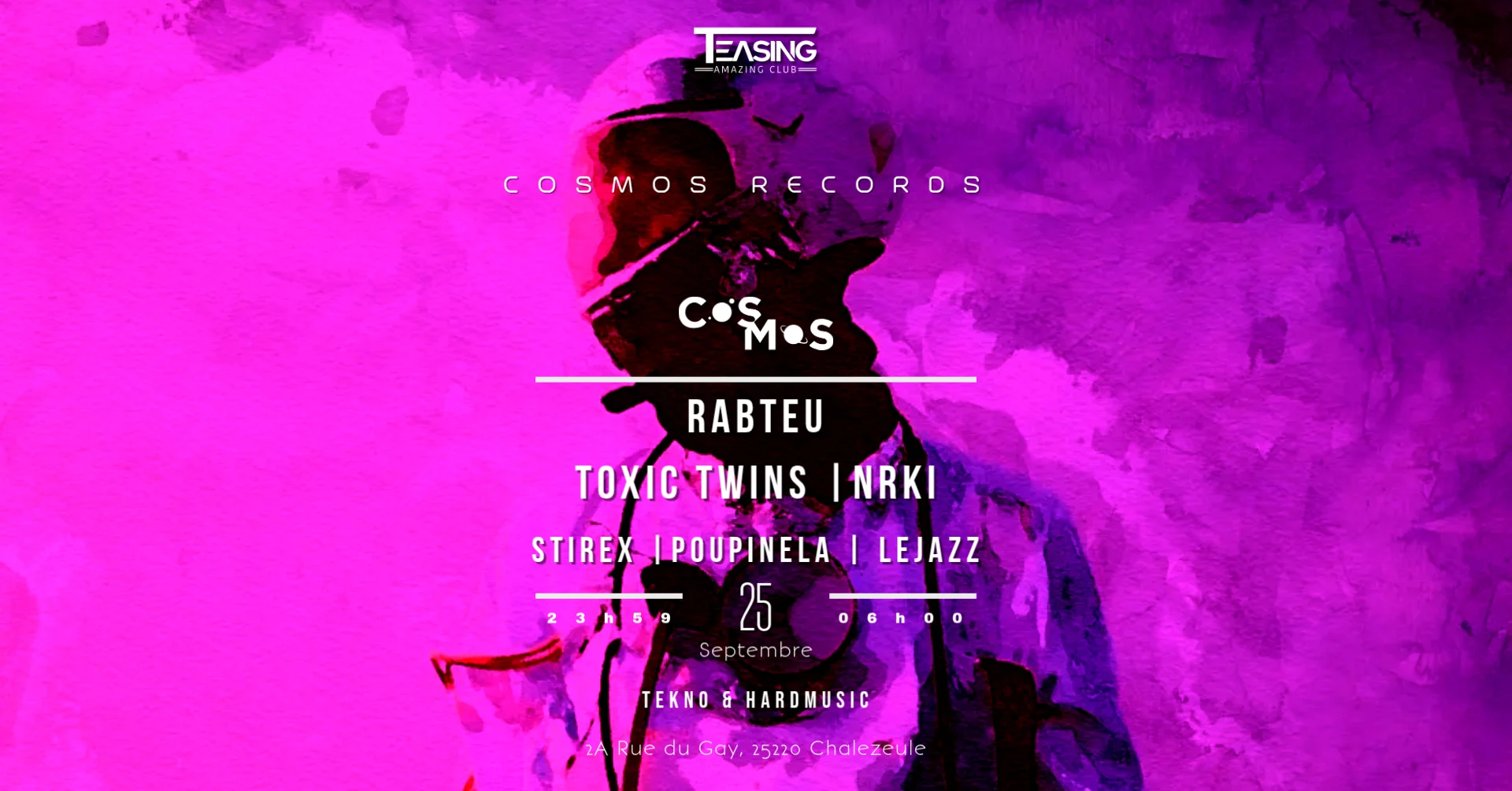 Cosmos X Teasing Club : Rabteu, Toxic Twins, Nrki & More Cover