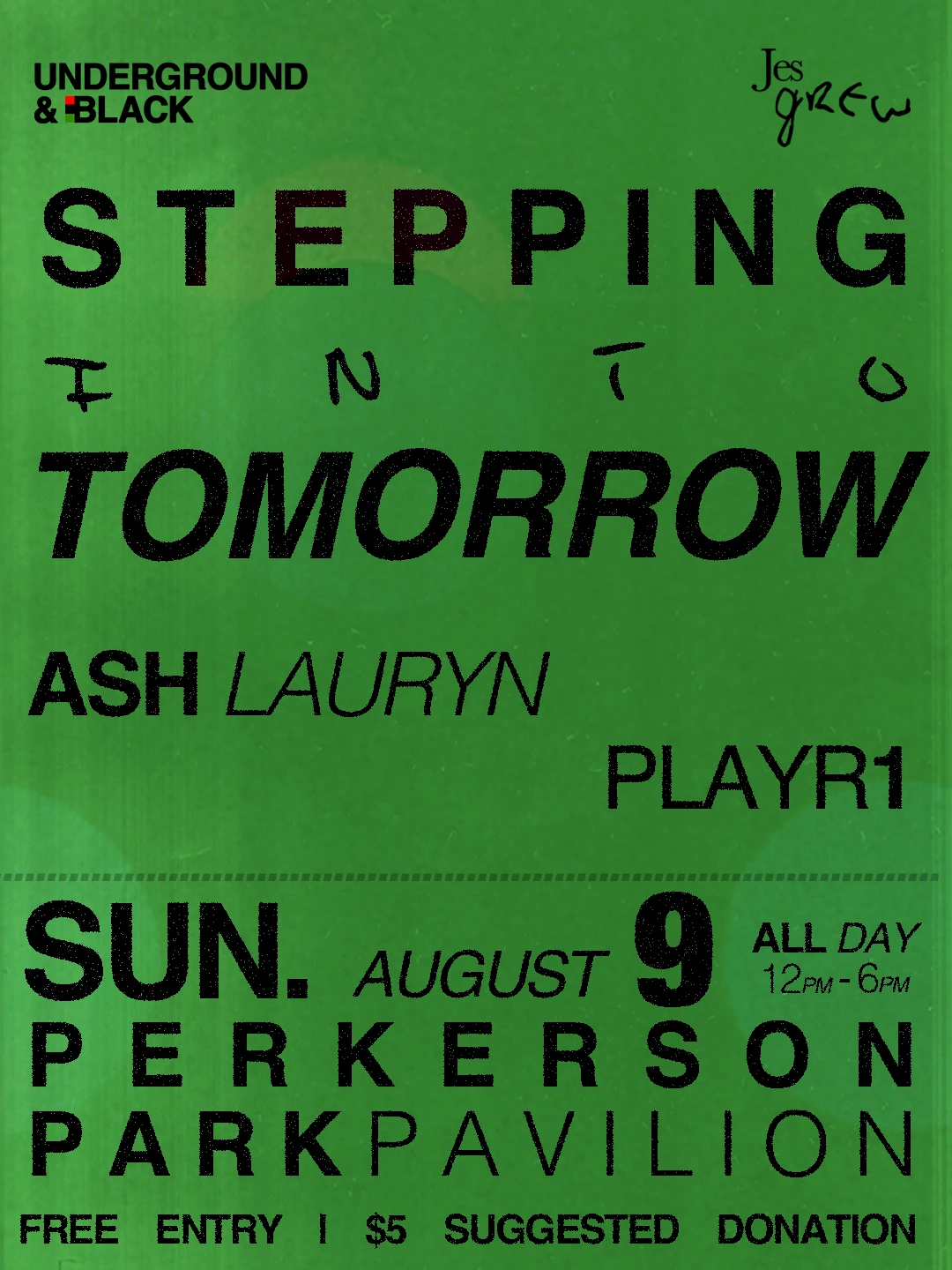 Stepping Into Tomorrow W/ Underground And Black Cover