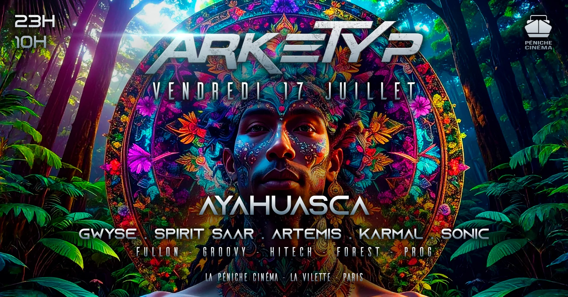 Arketyp X Péniche: Ayahuasca + After [00h > 10h] Cover