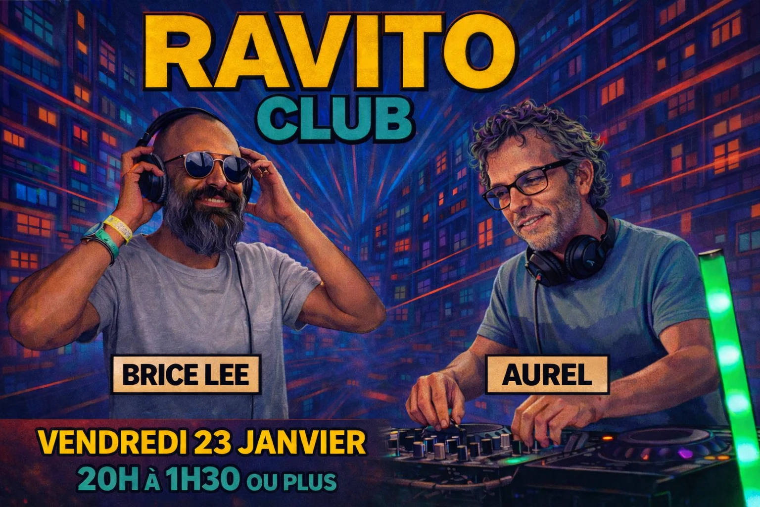 Ravito Club Invite Brice Lee X Aurel Cover