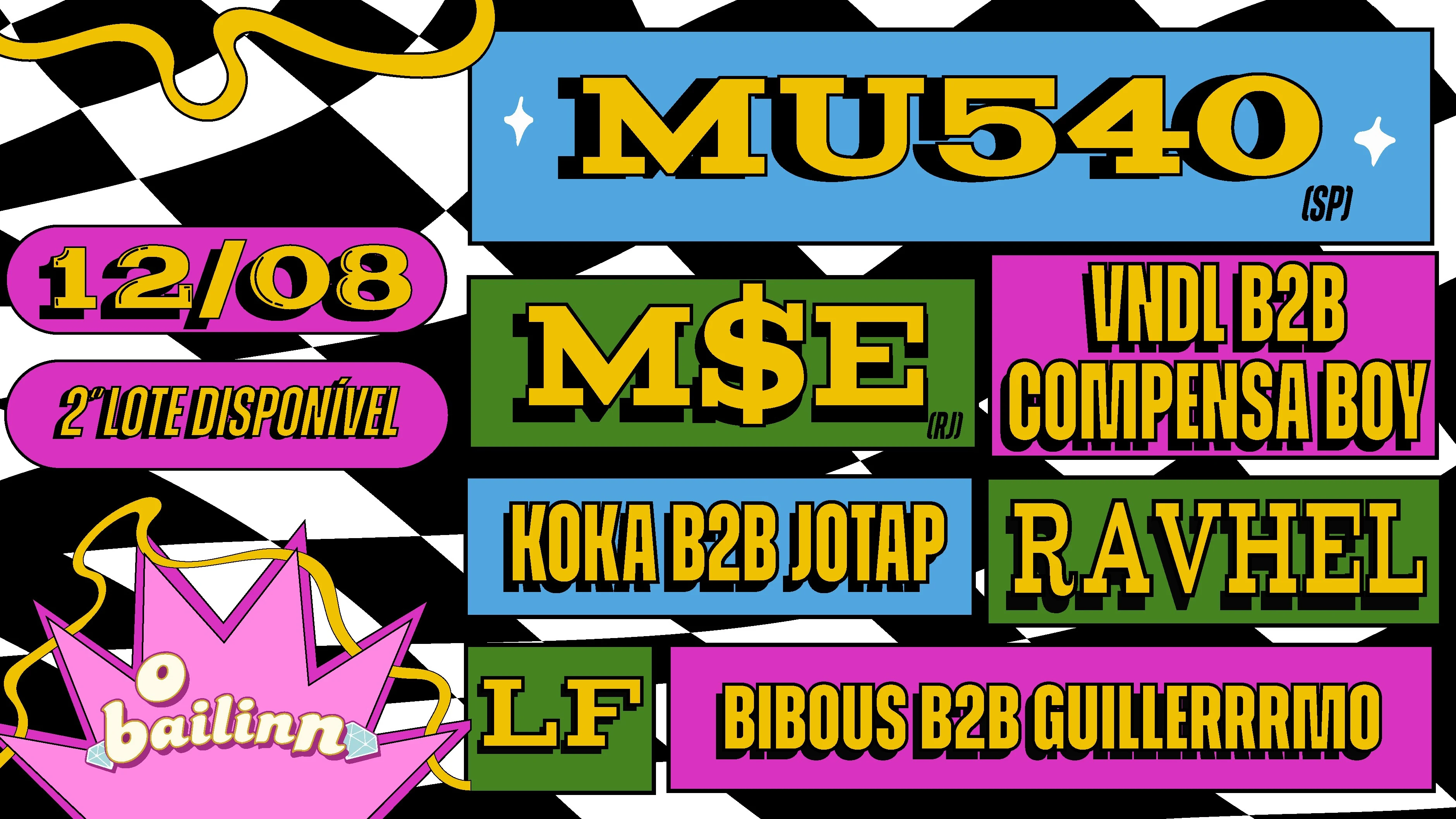 O Bailinn Apresenta Dj Mu540 + Dj Mse E + - 12/08 Cover