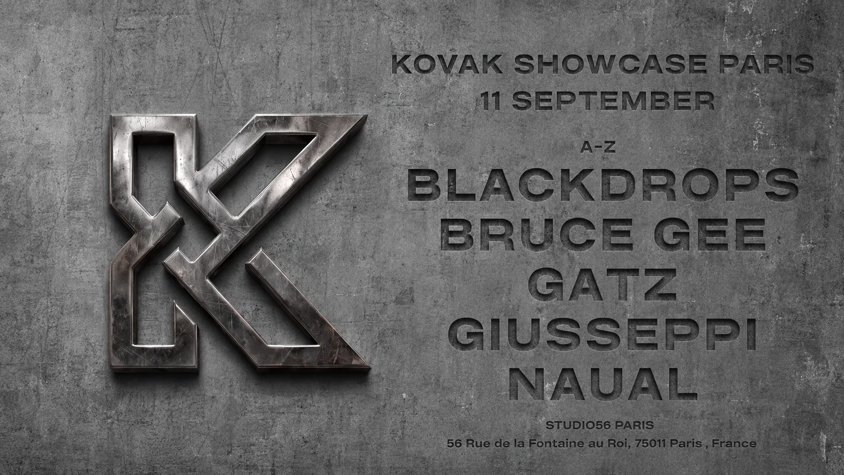 Kovak Showcase Paris Cover