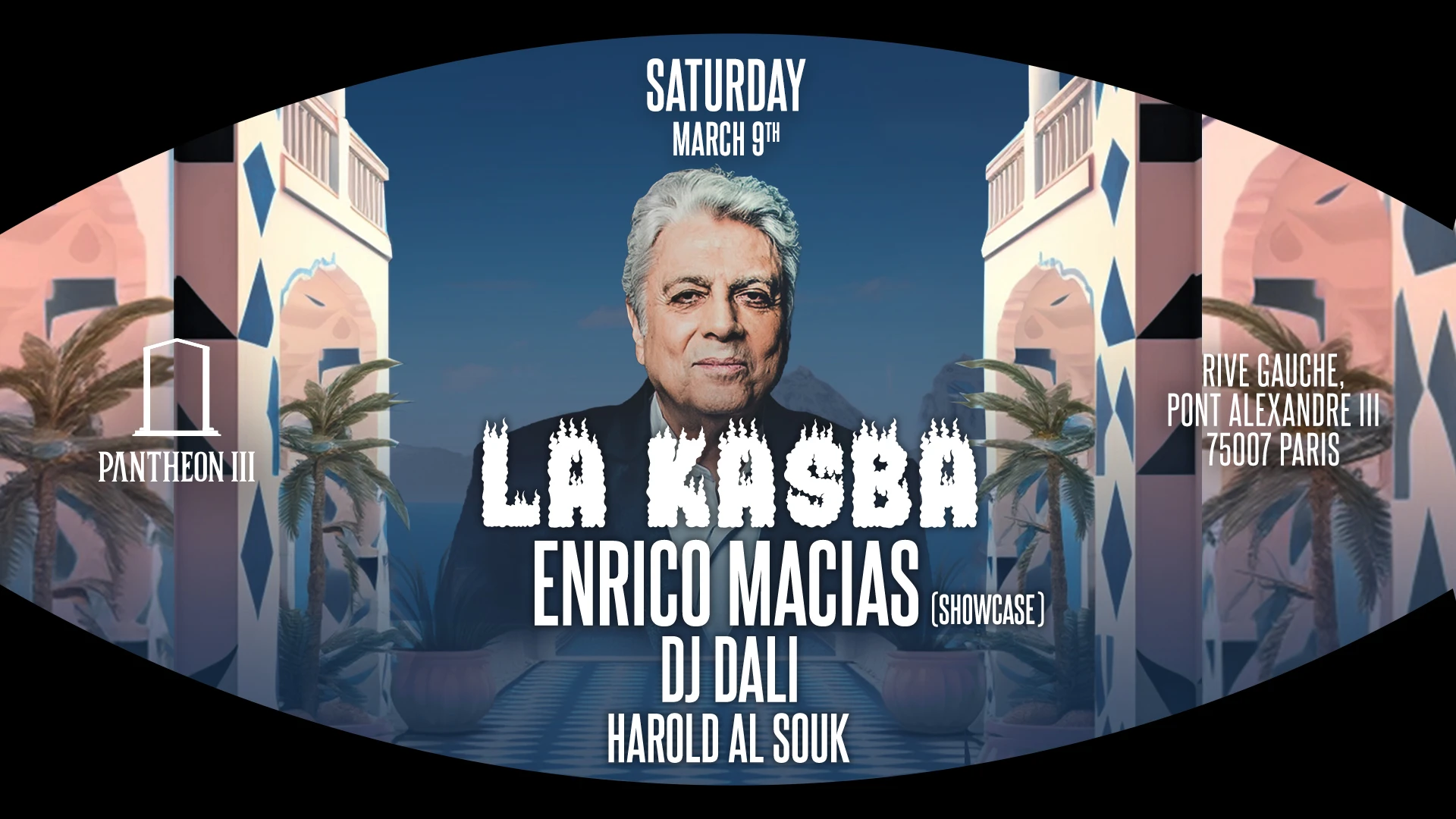 Pantheon X La Kasba With Enrico Macias & Dj Dali 09/03 Cover