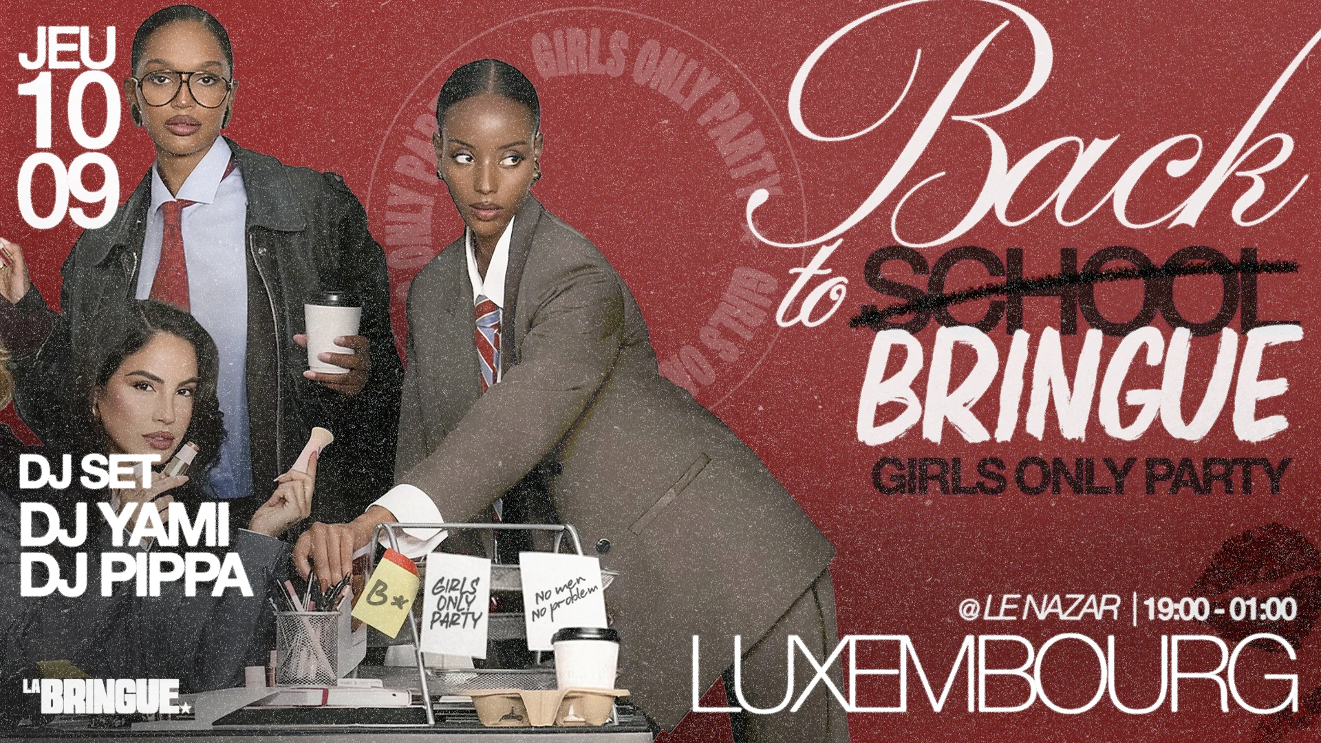 Back 2 Bringue - Girls Only - Luxembourg Cover