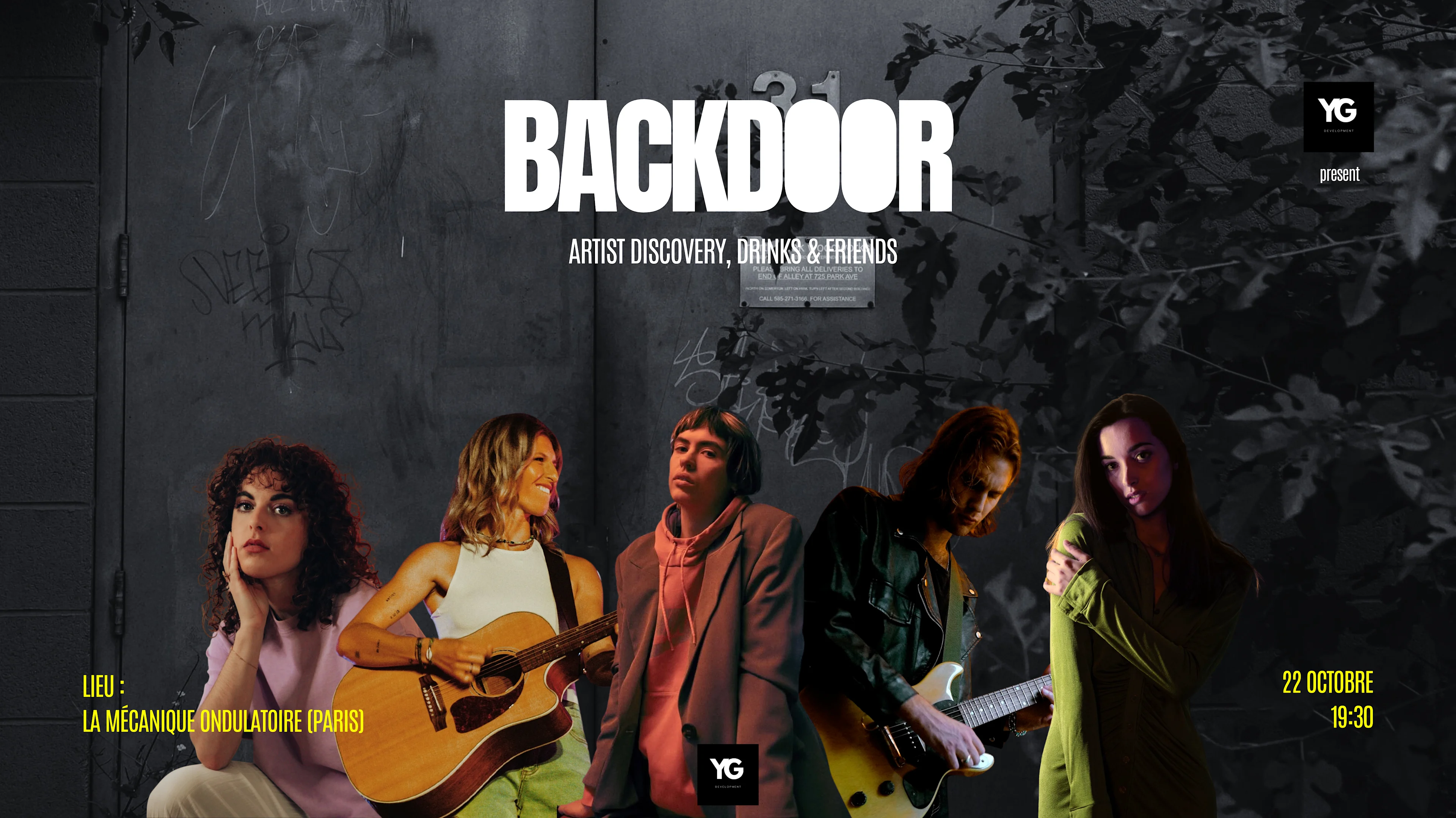 Backdoor @La Mécanique Ondulatoire Cover