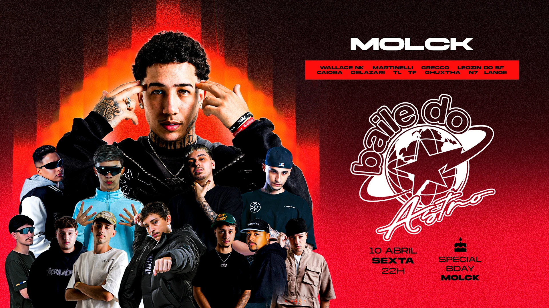 Baile Do Astro - B-Day Molck Cover