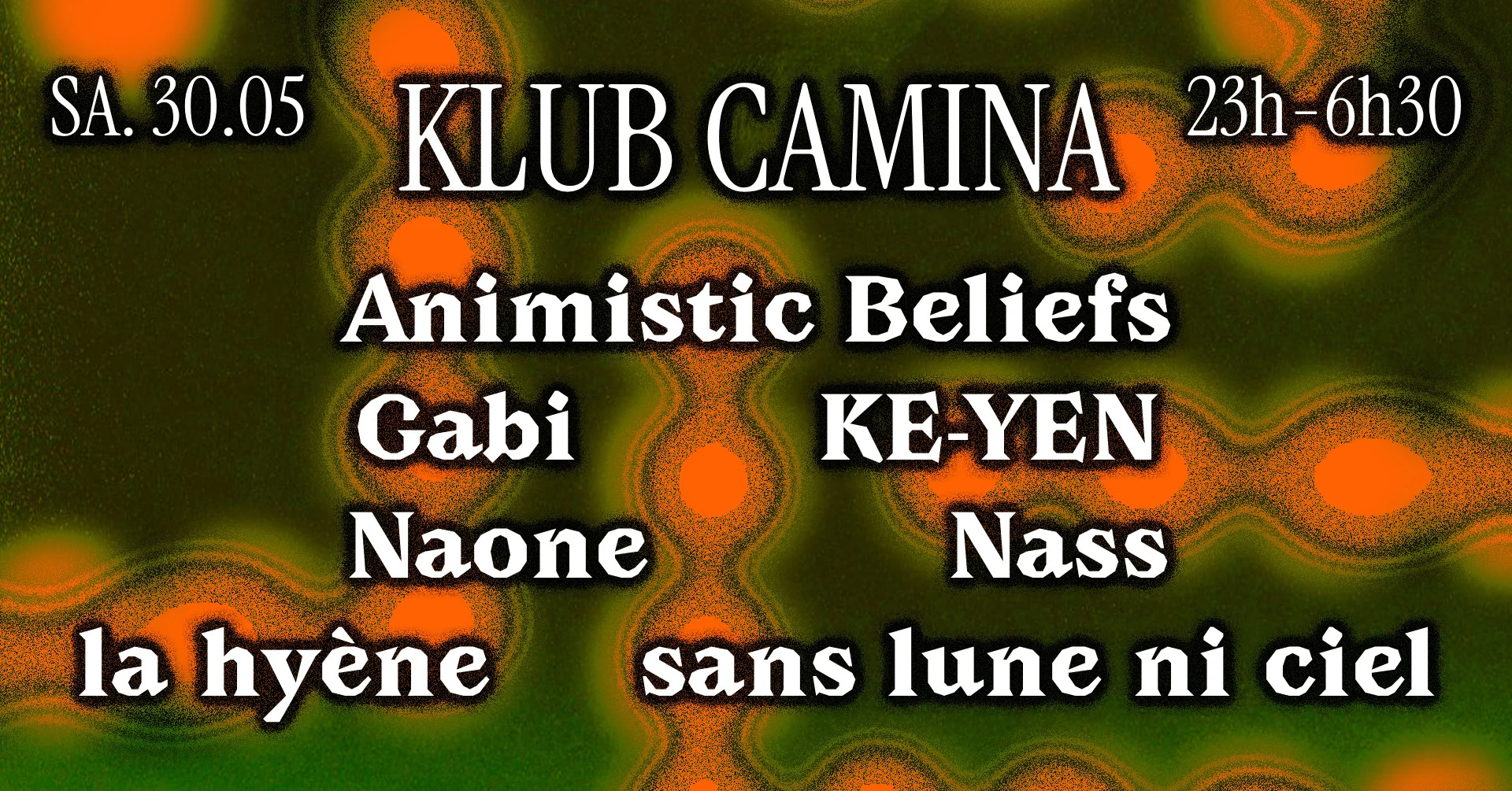 Klub Camina [Animistic Beliefs, Ke-Yen, Naone &+] Cover