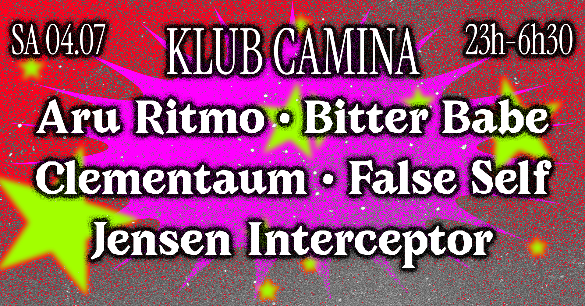 Klub Camina [Clementaum, Jensen Interceptor, Dj Sundae &+] Cover