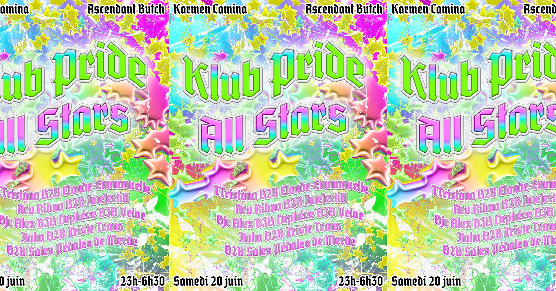 Klub Pride All Stars [Claude Emmanuelle, Ttristana &+] Cover