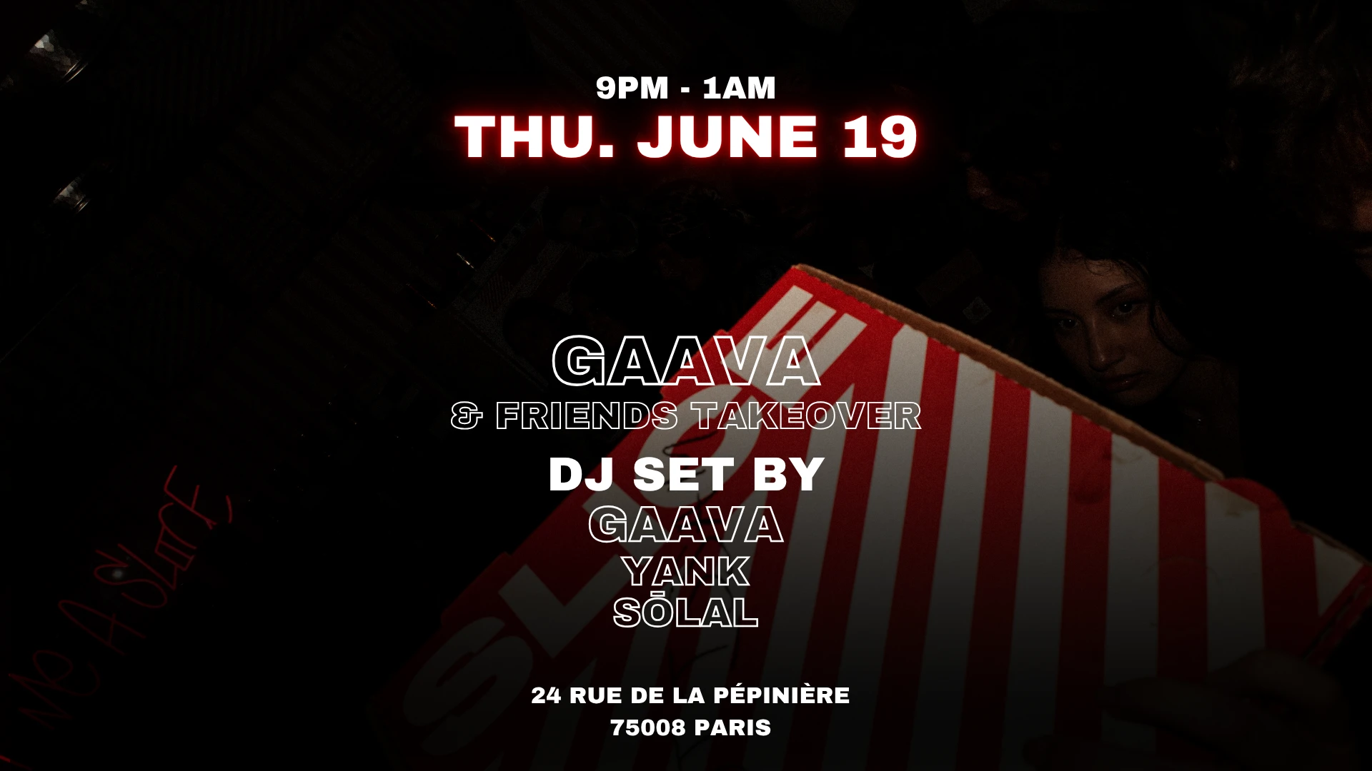 Gaava & Friends Takeover X Slice Pizza Club Cover