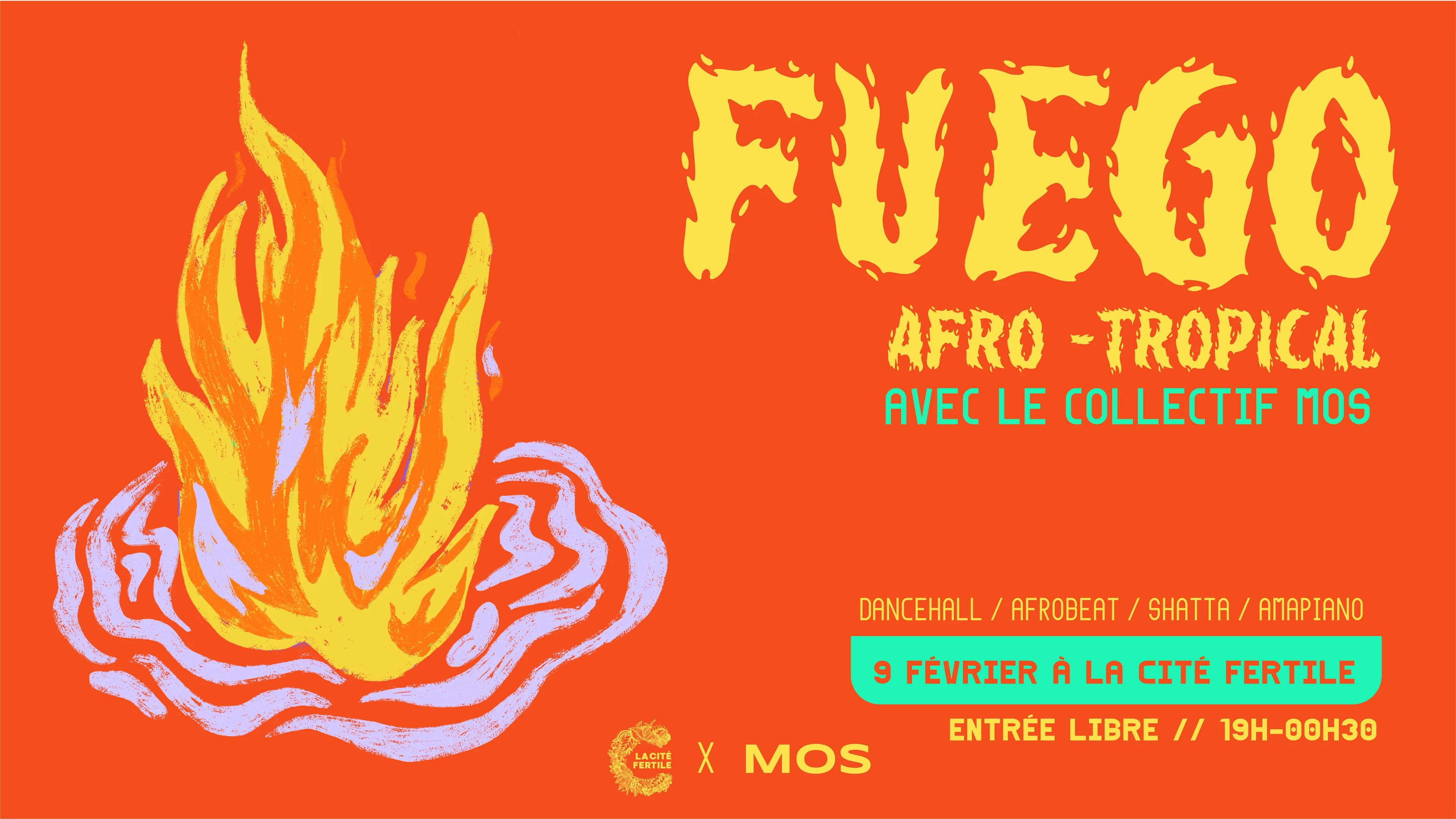 Fuego : Soirée Afro-Tropical Cover