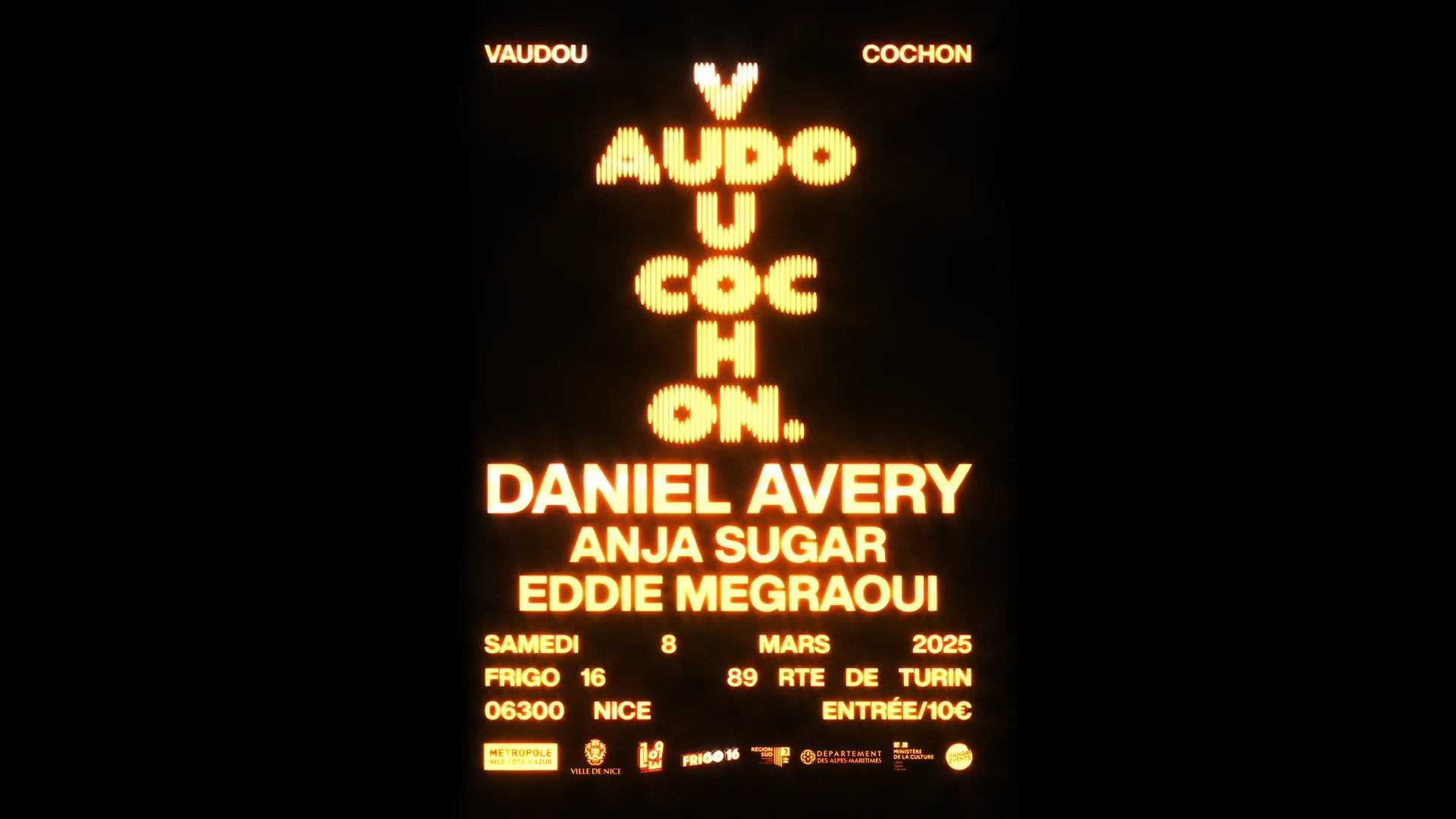 Vaudou Cochon - Sam. 8 Mars 2025 - Frigo 16 Cover