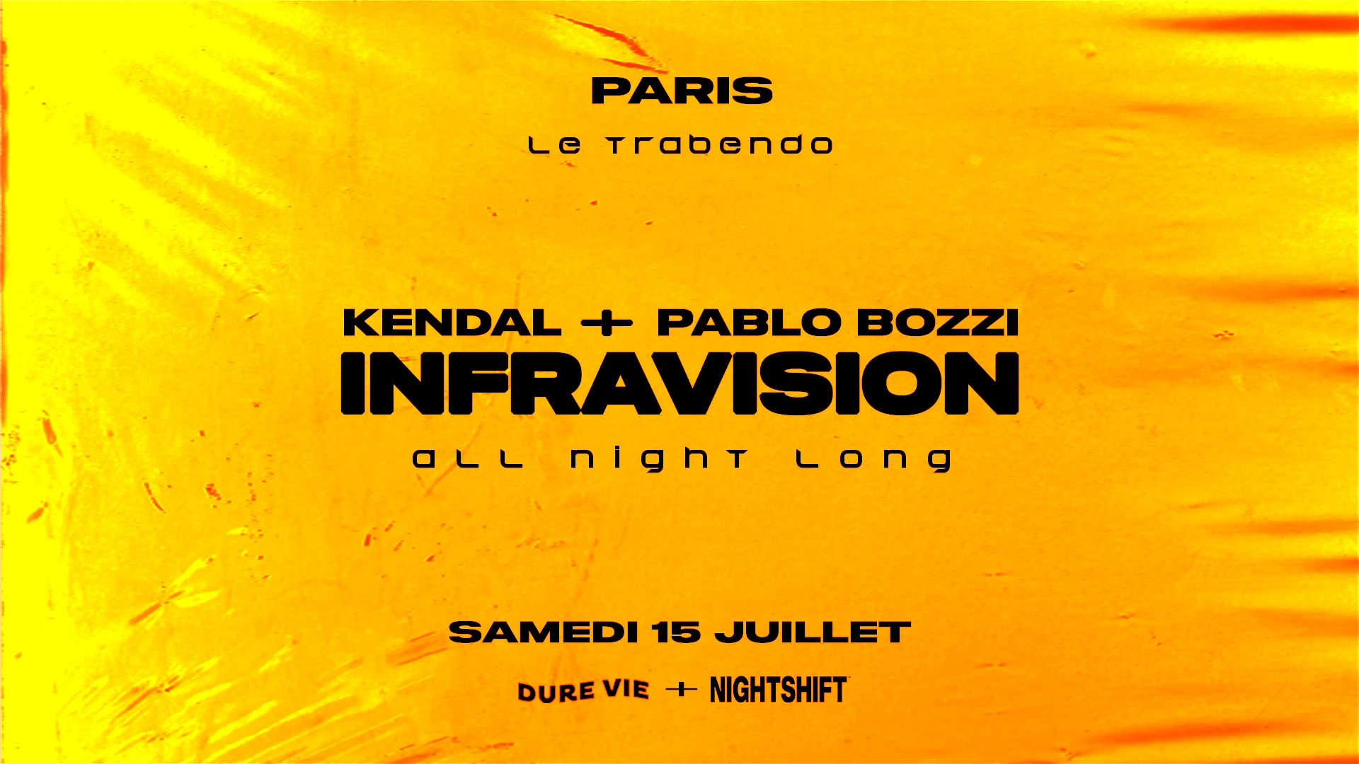 Infravision All Night Long (Kendal & Pablo Bozzi) Cover
