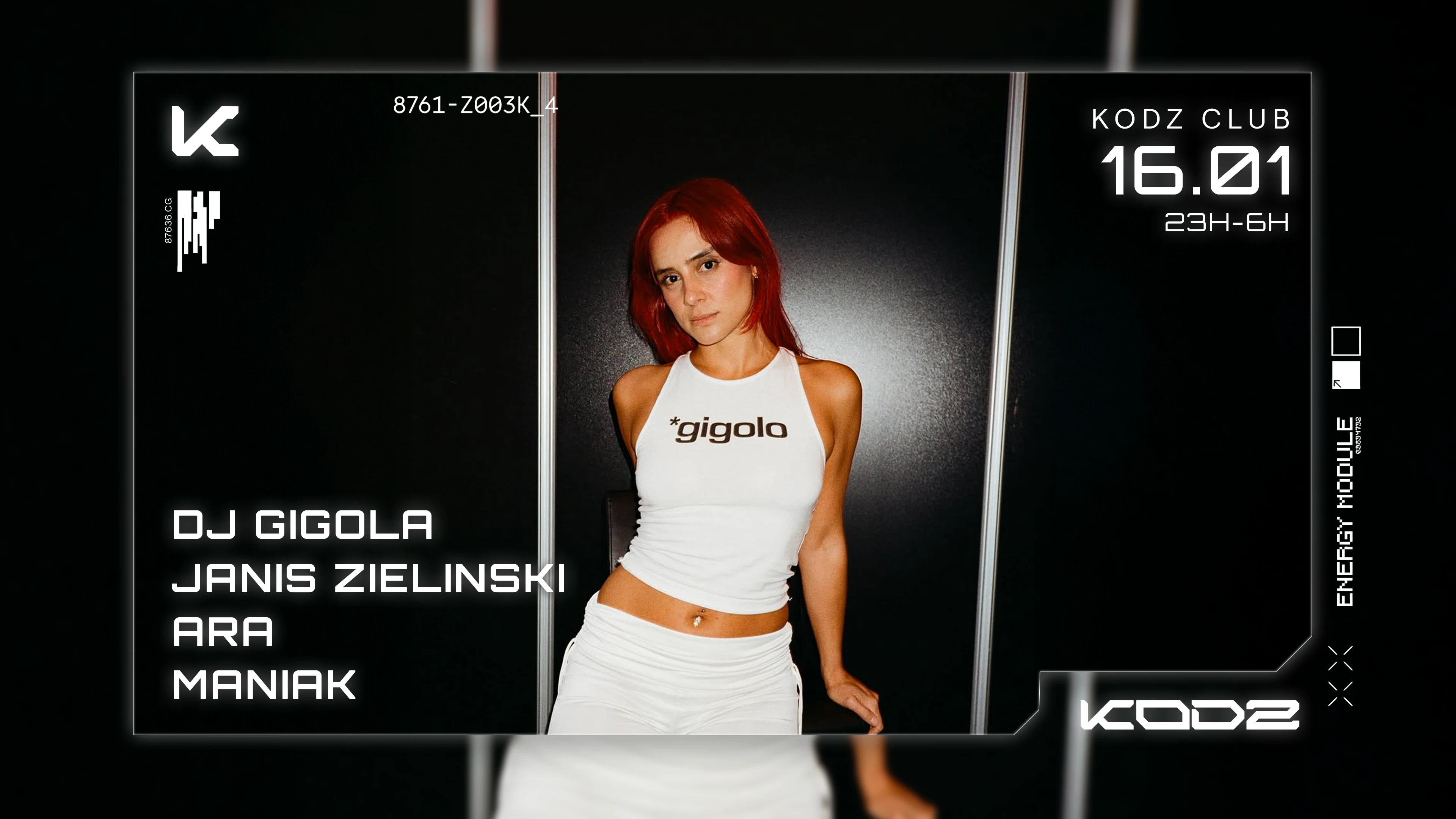 Kodz : Dj Gigola - Janis Zielinski - Ara - Maniak Cover
