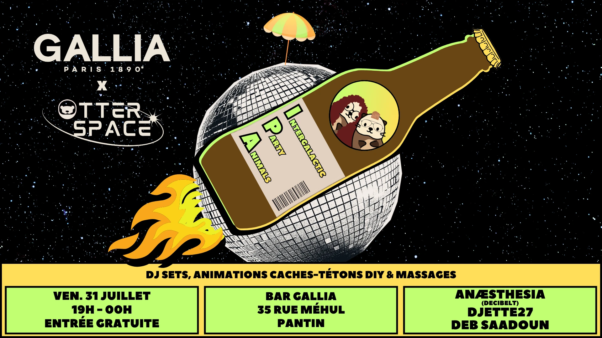 Otter Space @ Bar Gallia Cover