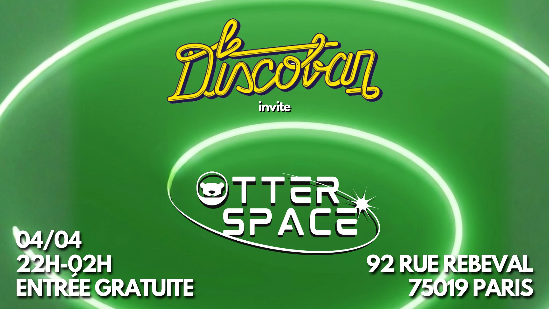 Otter Space @Discobar ! Cover