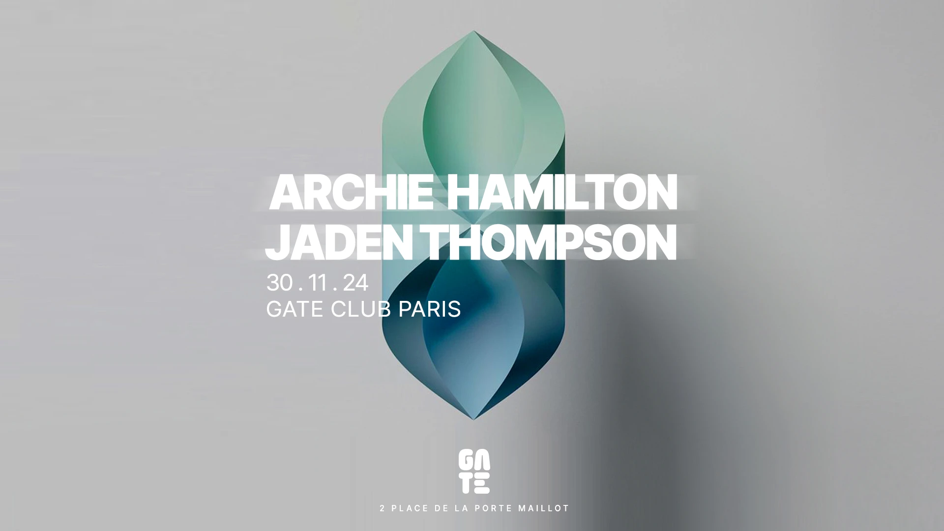 Archie Hamilton X Jaden Thompson At Gate Club Paris Cover
