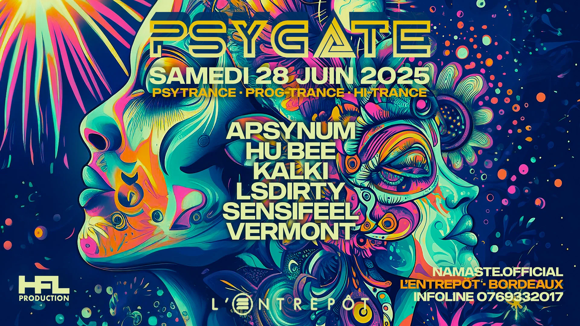 Psygate W/ Vermont / Kalki / Apsynum / Lsdirty / Hu Bee... Cover