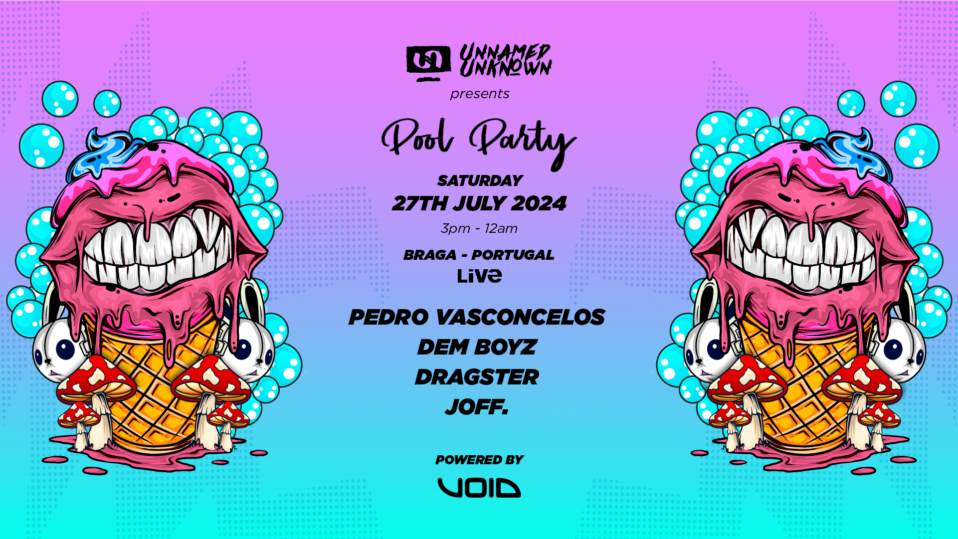 U&U Pool Party W/ Pedro Vasconcelos, Demboyz, Dragster, Joff Cover