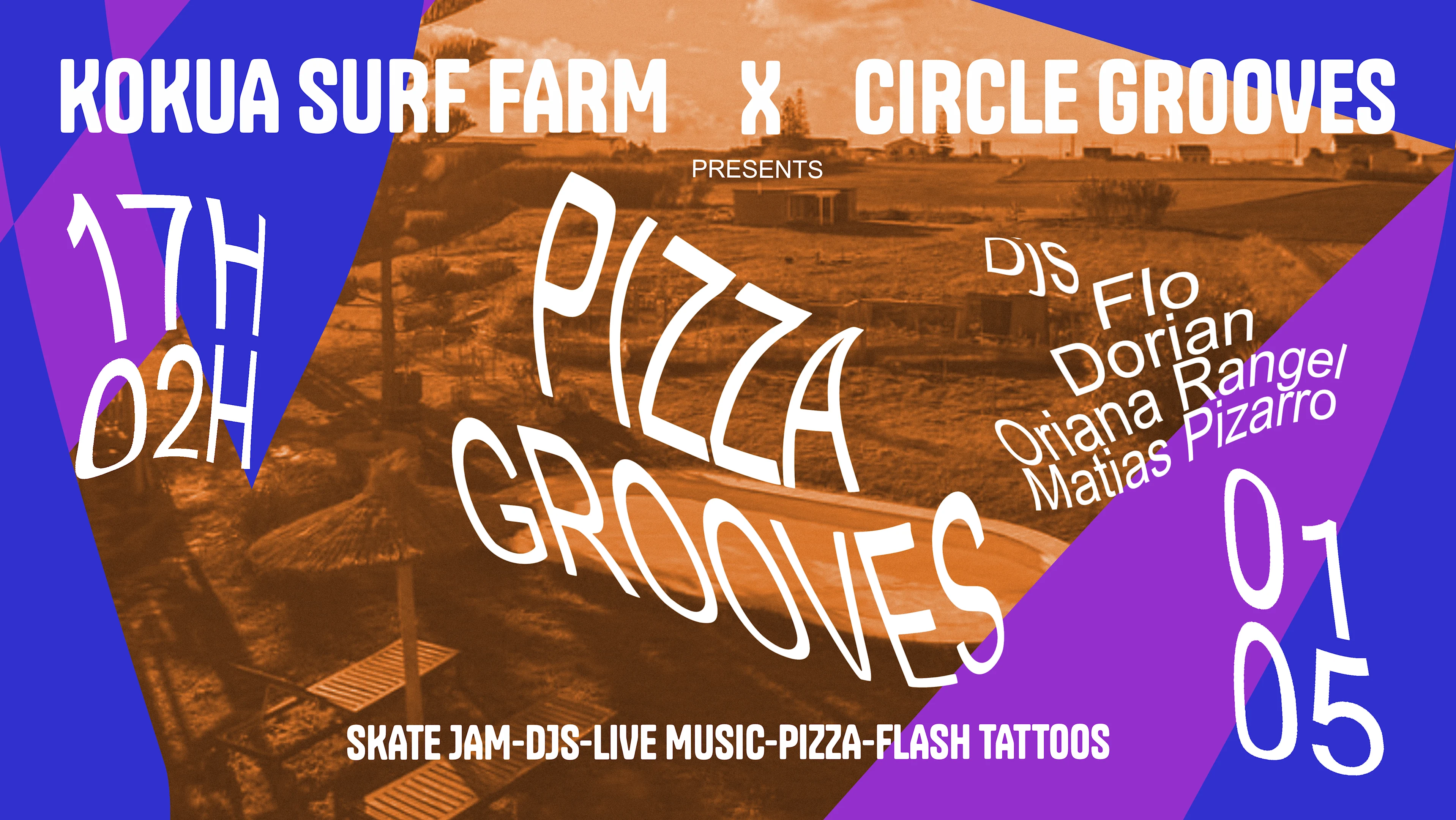 Pizza Grooves - Kokua Surf Farm & Circle Grooves Cover