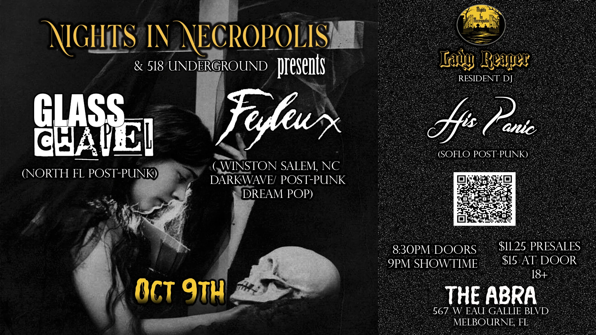 Nights In Necropolis Presents Feyleux/Glass/Chapel/His Panic Cover