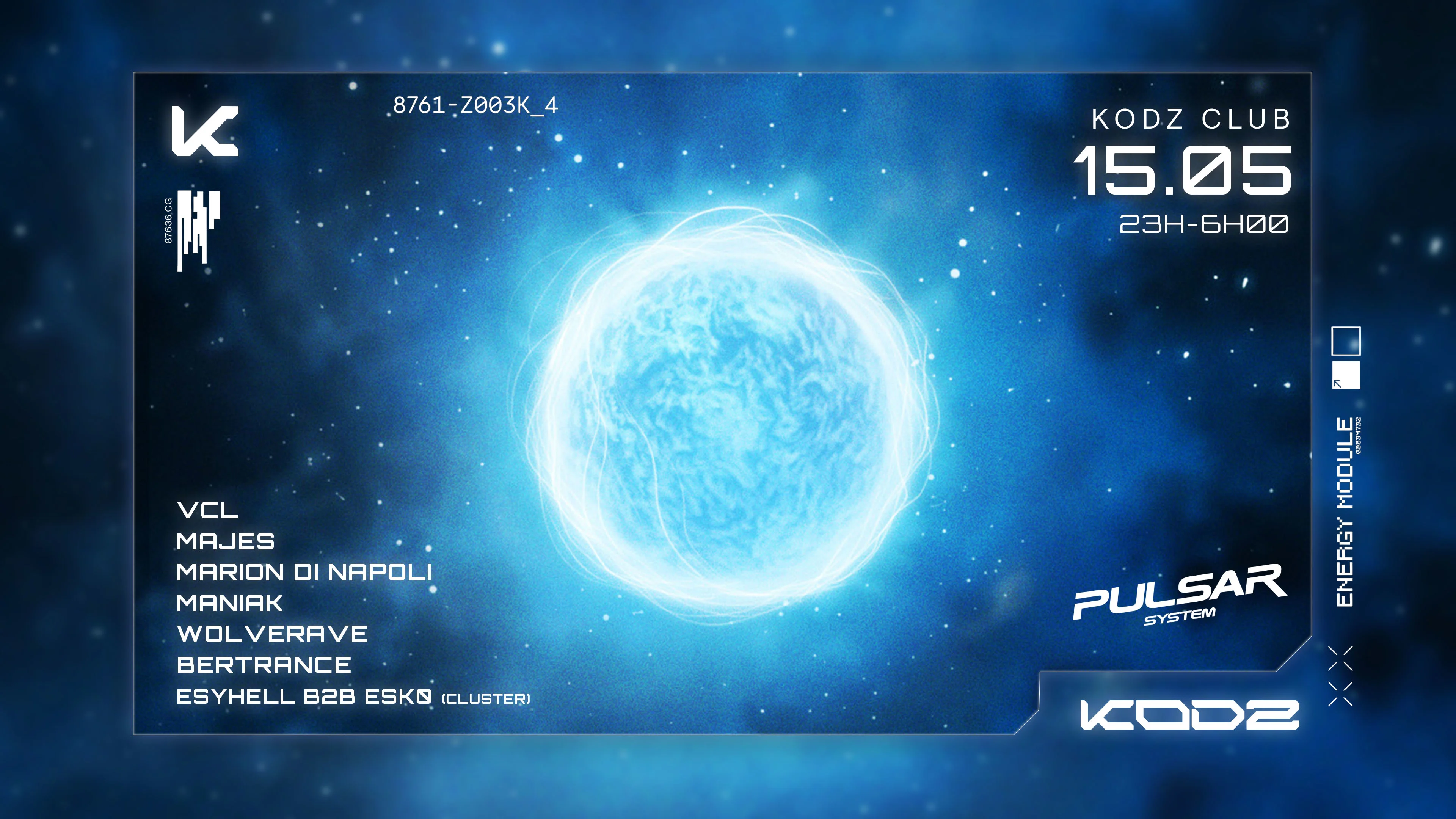 Kodz X Pulsar System : Vcl, Majes, Marion DI Napoli & More Cover