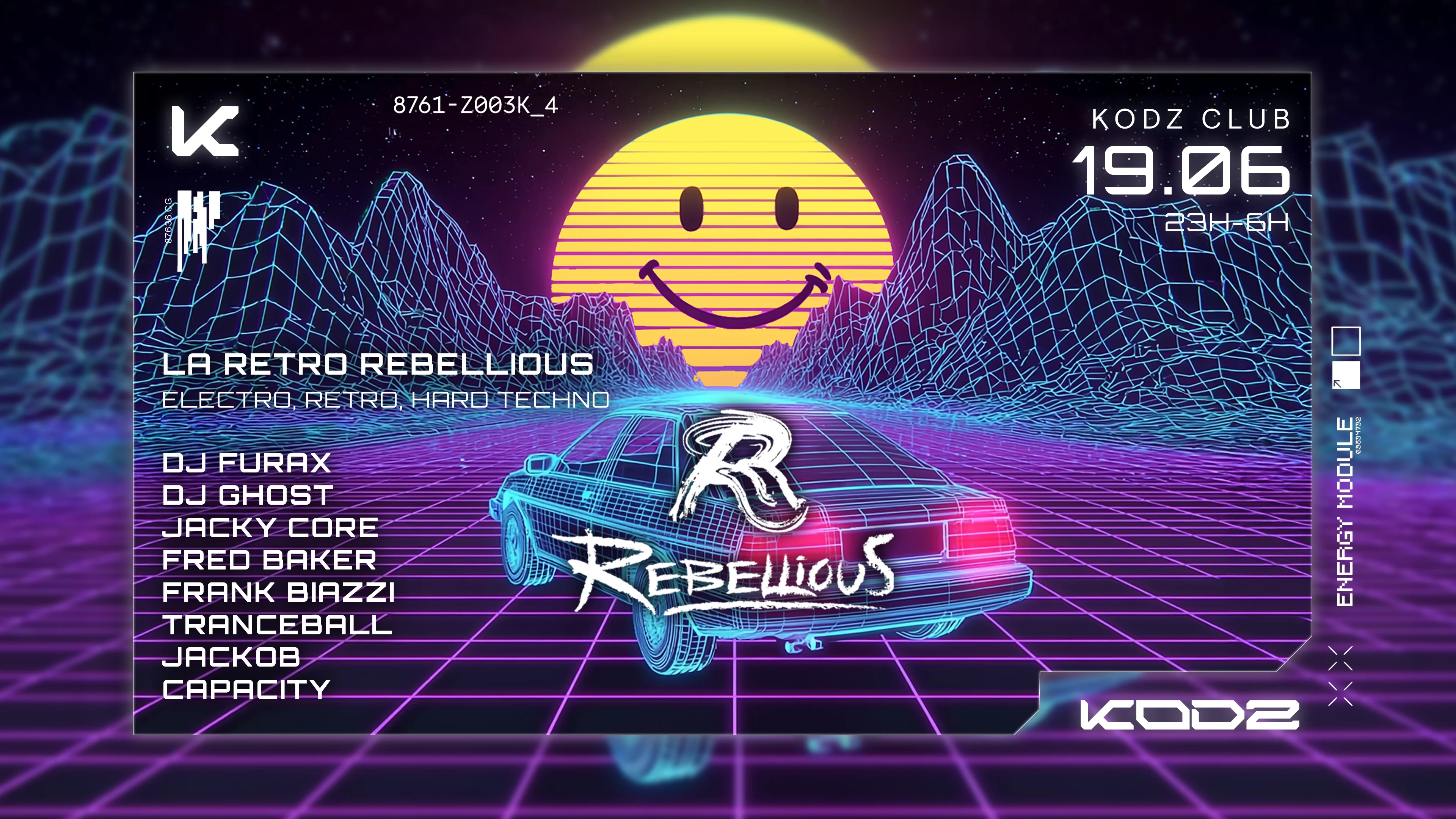 Kodz X Retro Rebellious : Dj Furax, Dj Ghost & More Cover
