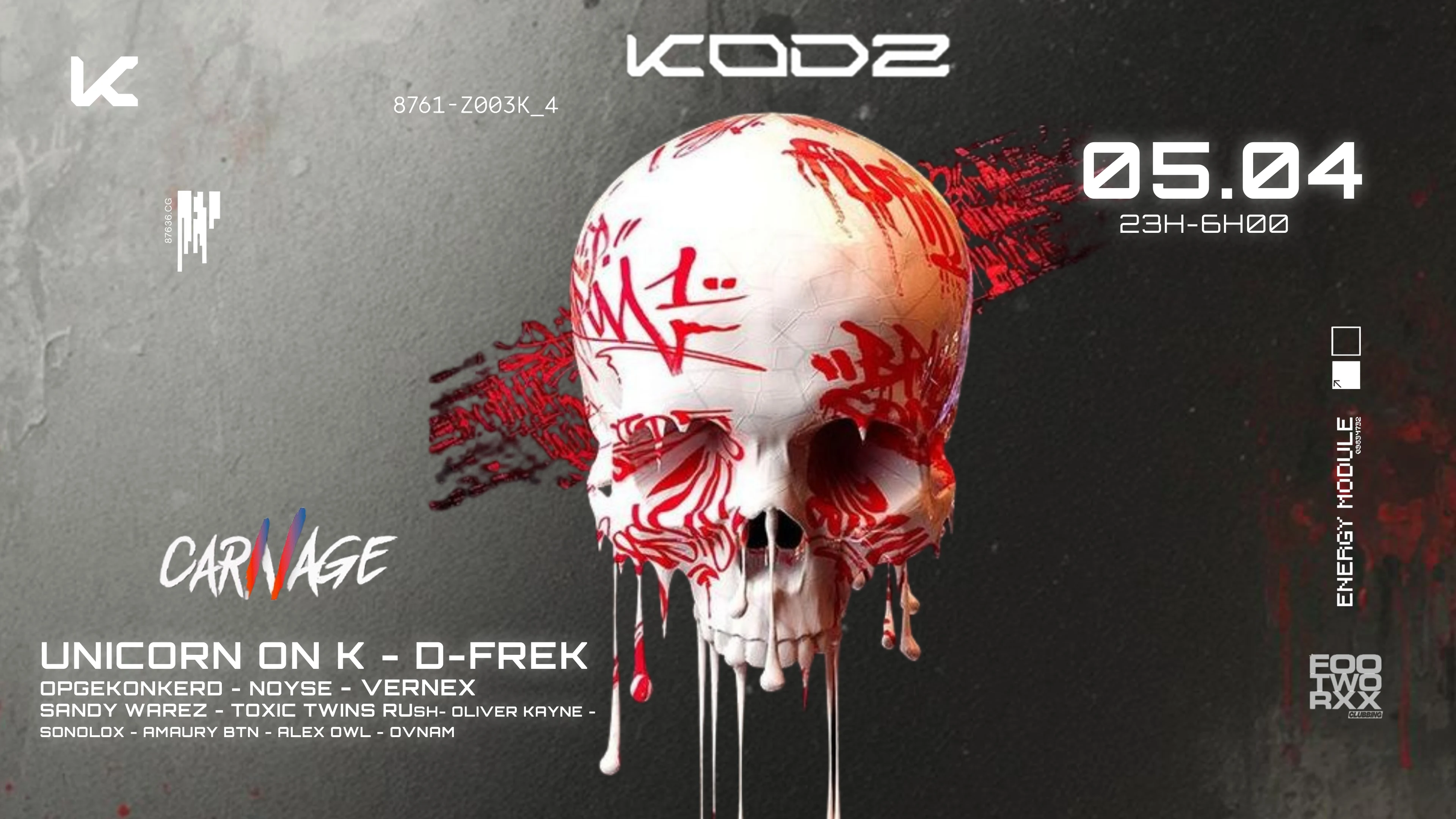 Kodz X Footworxx : Unicorn On K, Opgekonkerd, D-Frek & More Cover