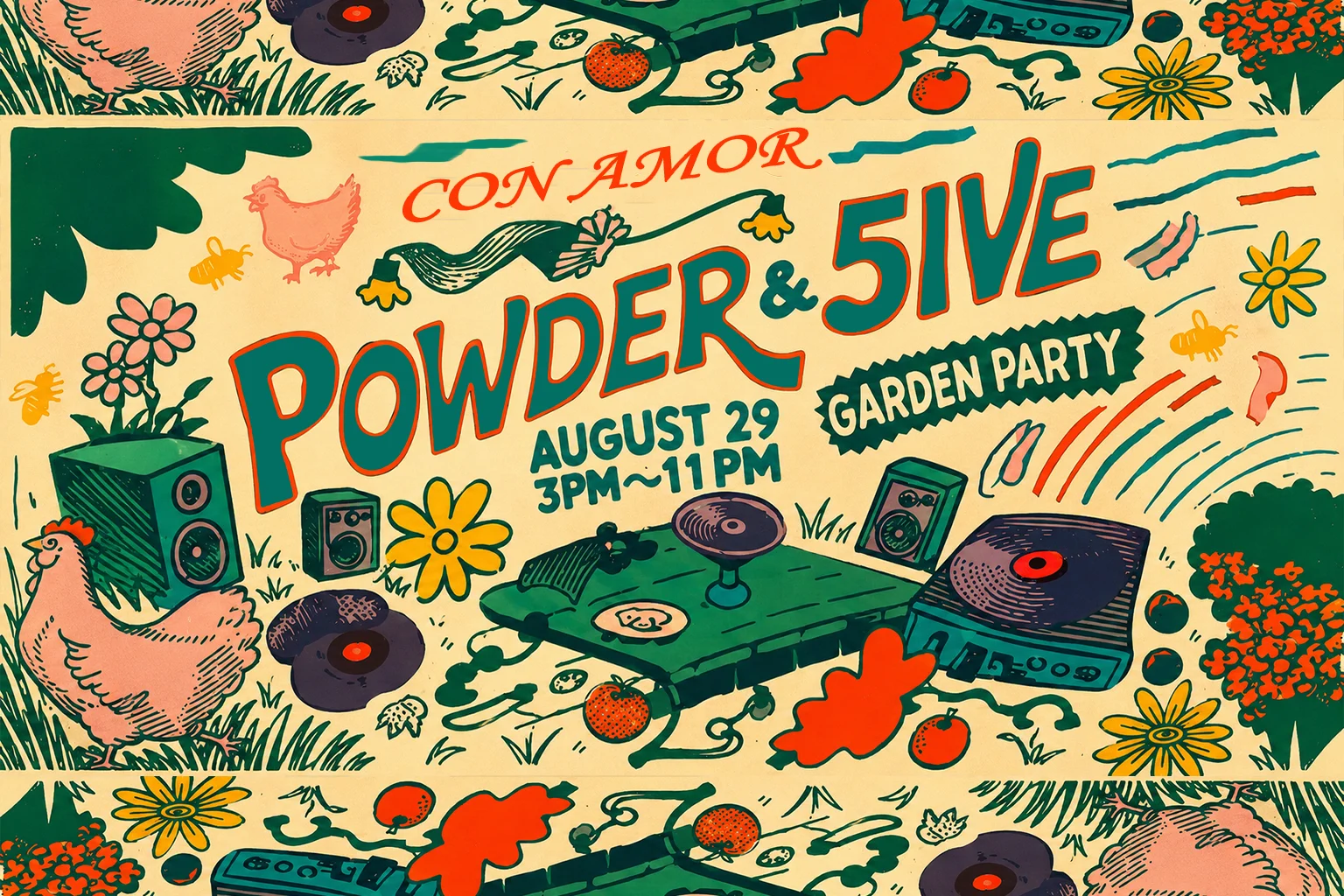Con Amor W/ Powder + 5ive Cover