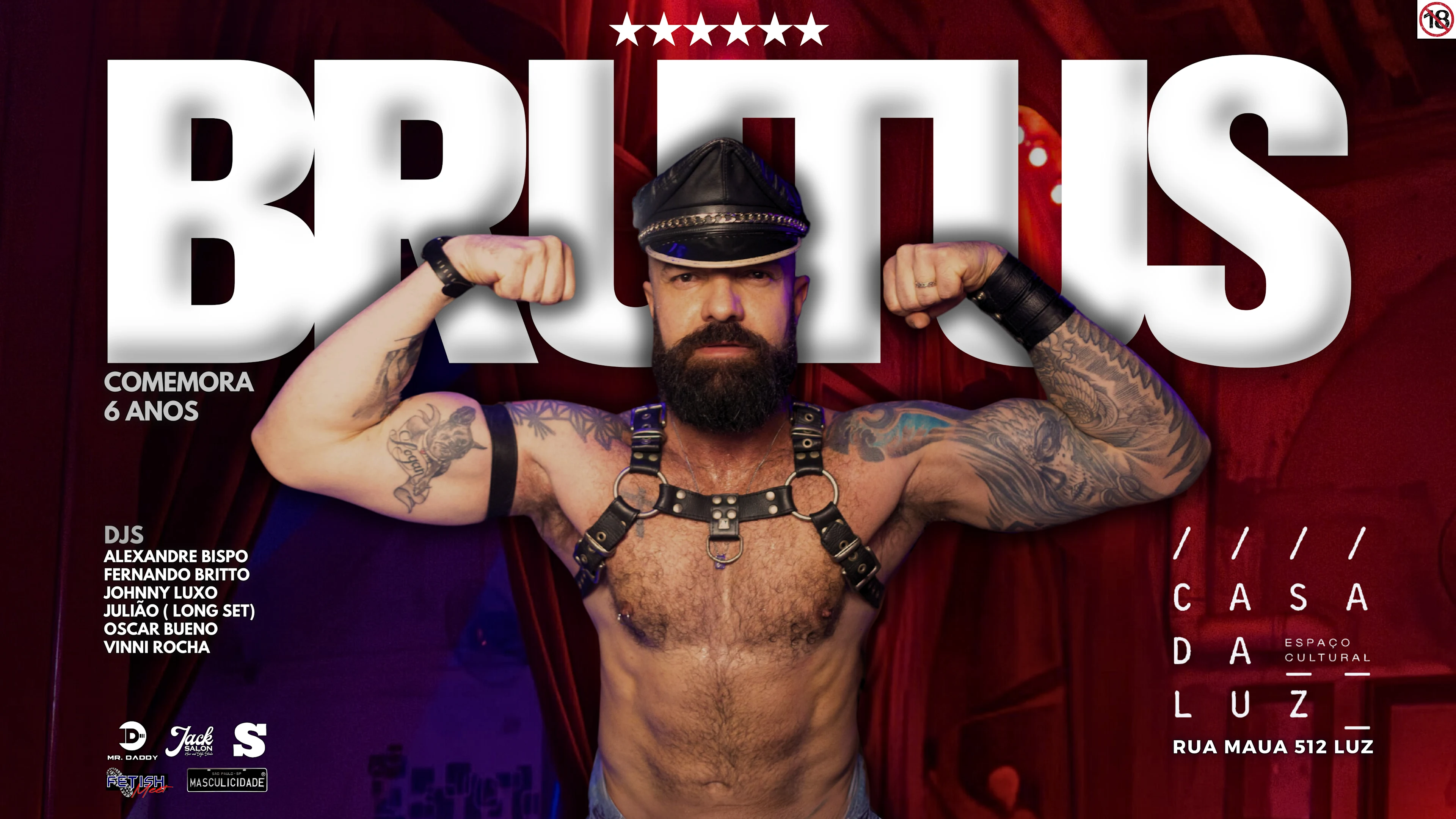 Brutus Aniversário 6 Anos Cover