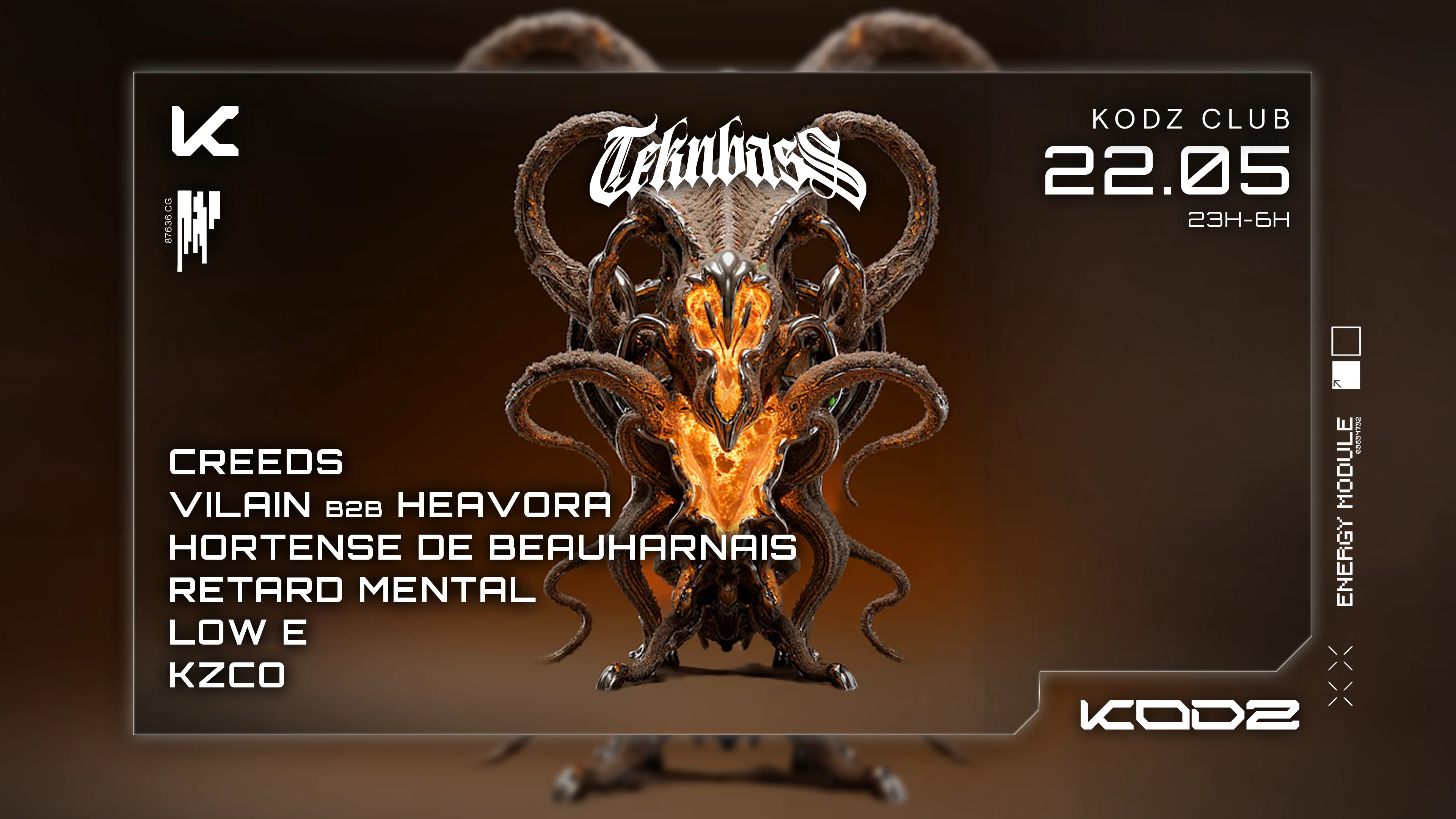 Kodz X Teknbass : Creeds, Vilain B2b Heavora & More Cover