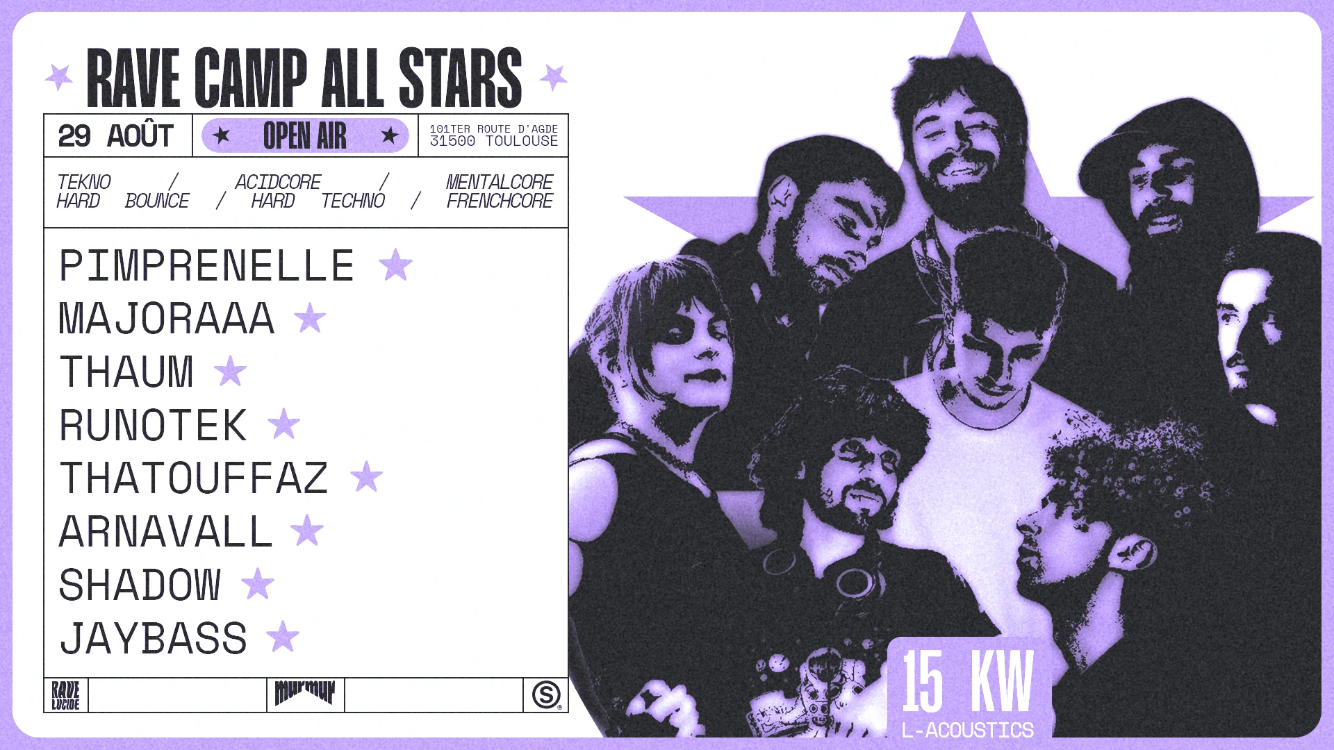 Rave Camp All Stars - Open Air Cover