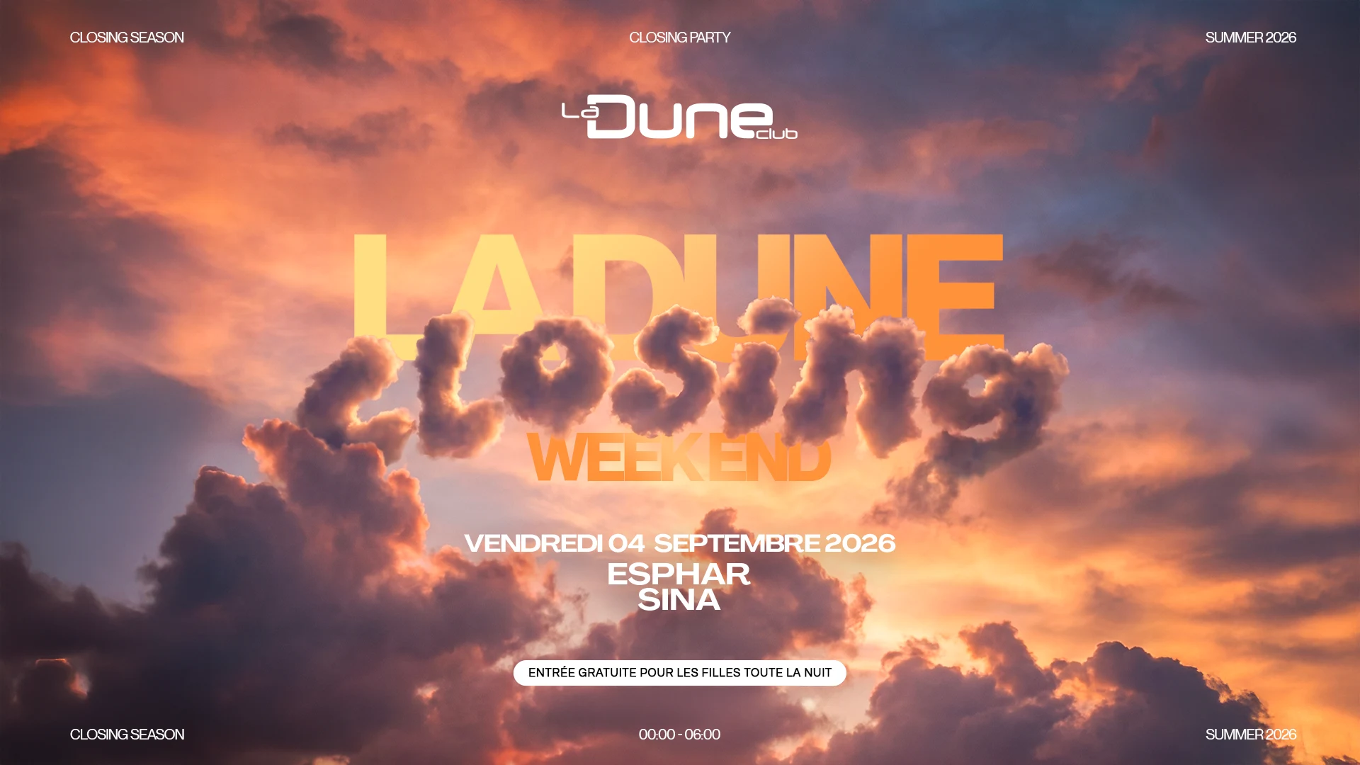 Closing - Vendredi 4 Septembre Cover