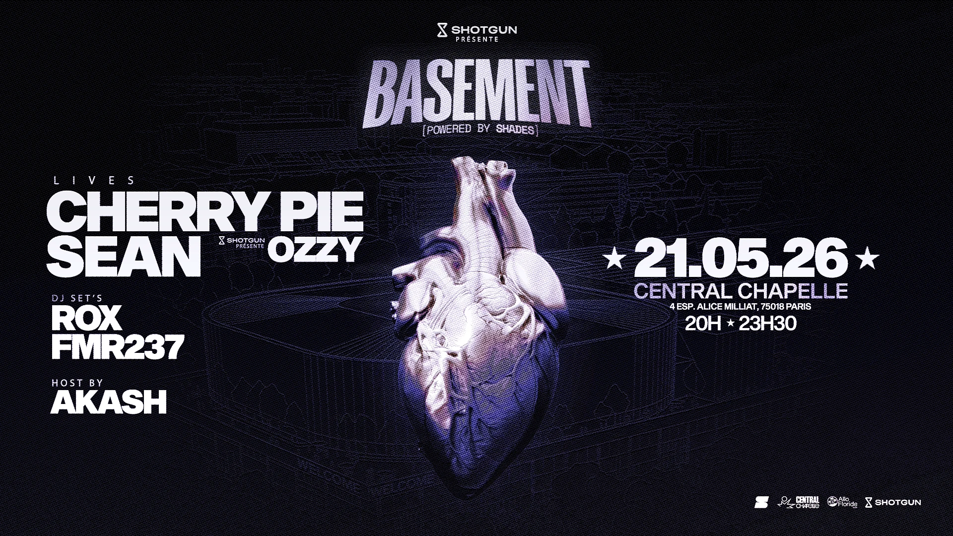 Basement : Cherry Pie, Sean, Ozzy & More — Central Chapelle Cover