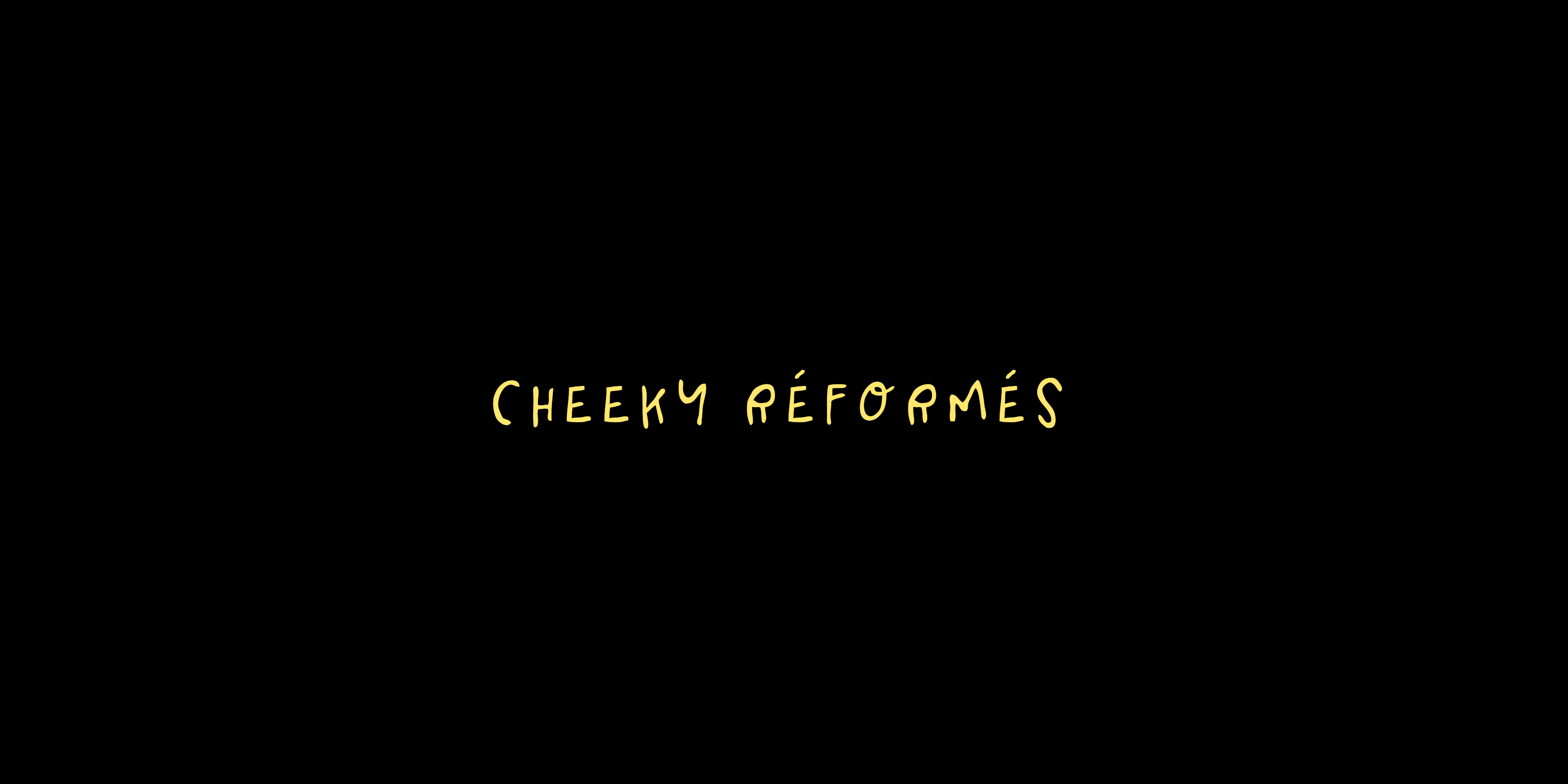 Cheeky Réformés Cover