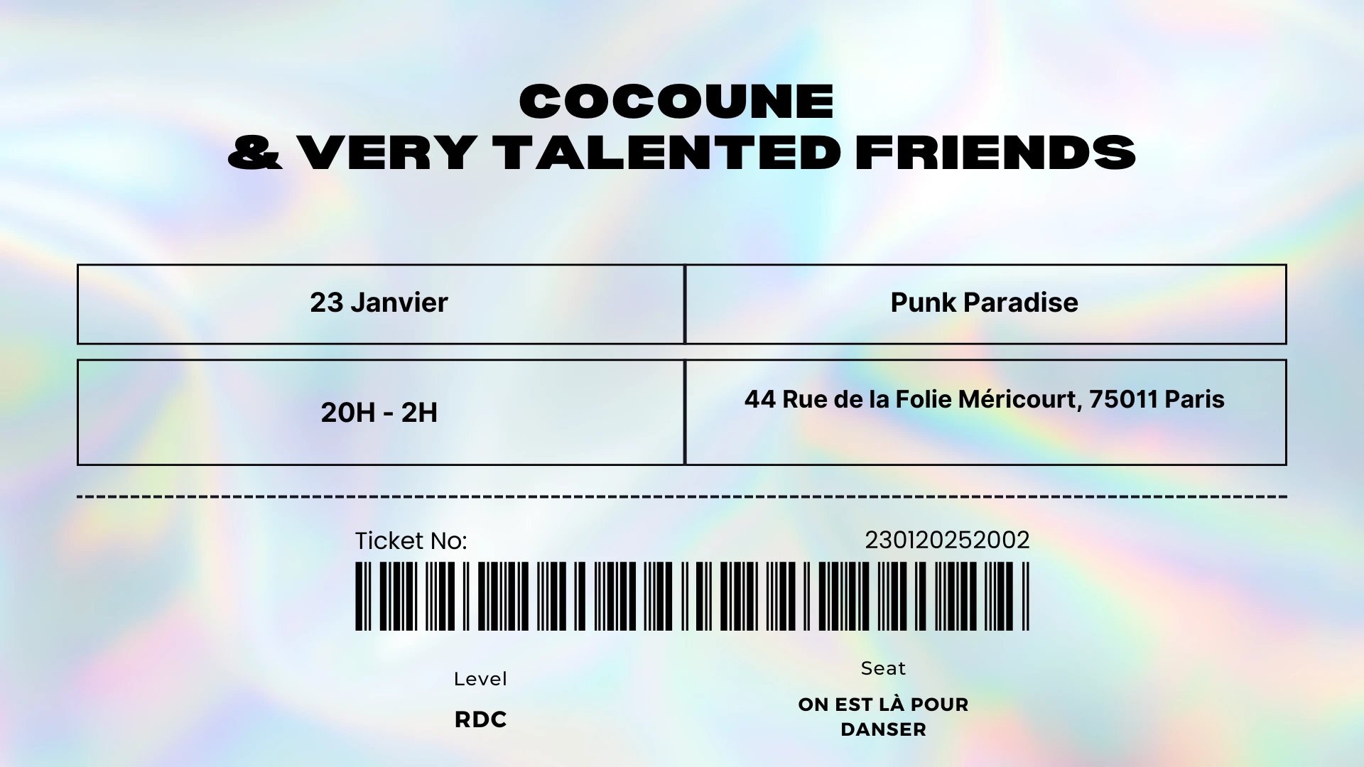 Cocoune & Very Talented Friends Cover
