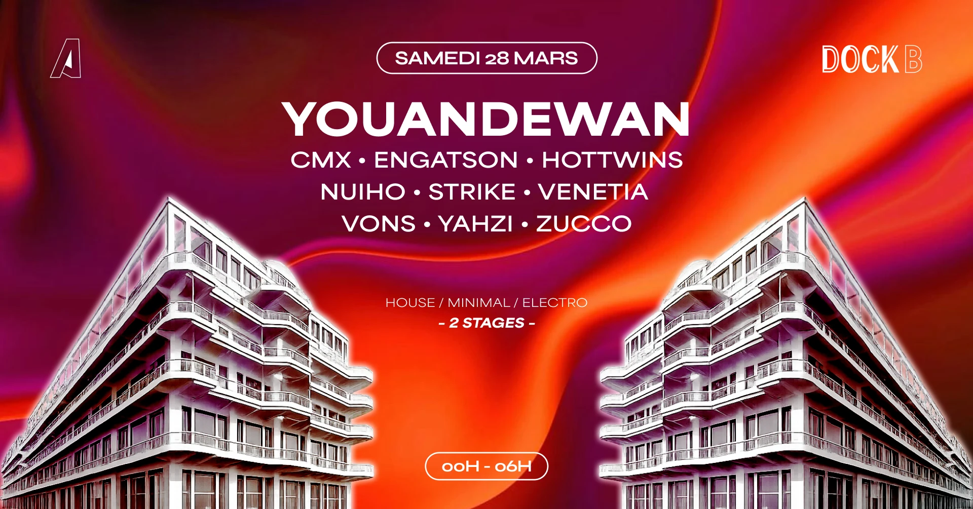 Aurora X Dock B : Youandewan, Venetia, Engatson & More Cover