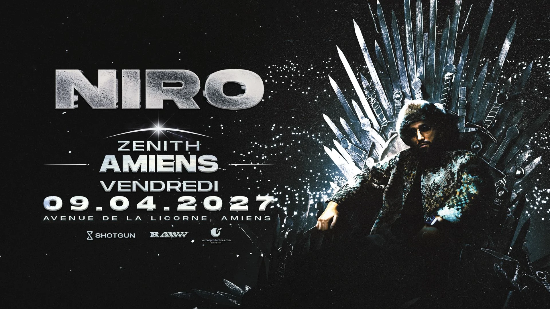 Rawww X Verone: Niro Au Zénith D'amiens Cover
