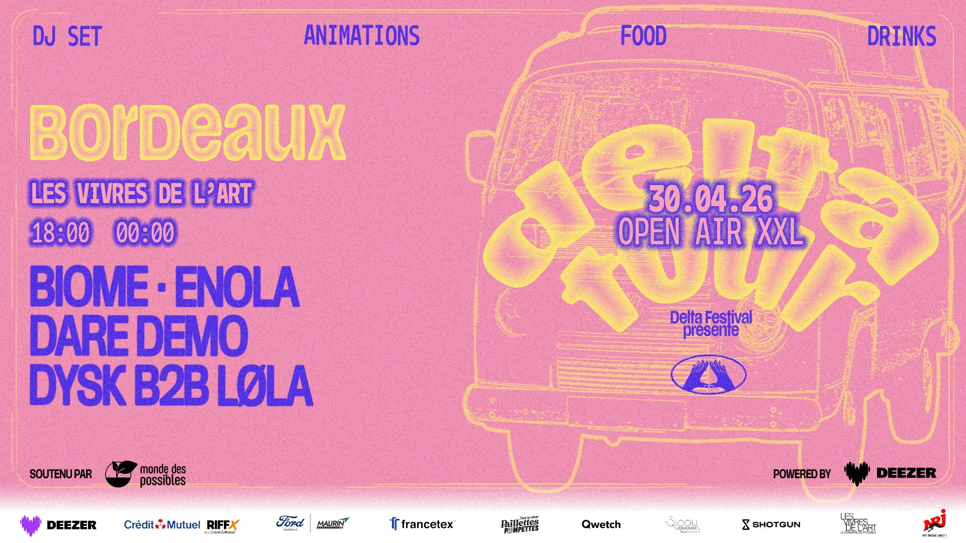 [Open Air Xxl] Delta Tour X Vivres De L'art - Bordeaux Cover